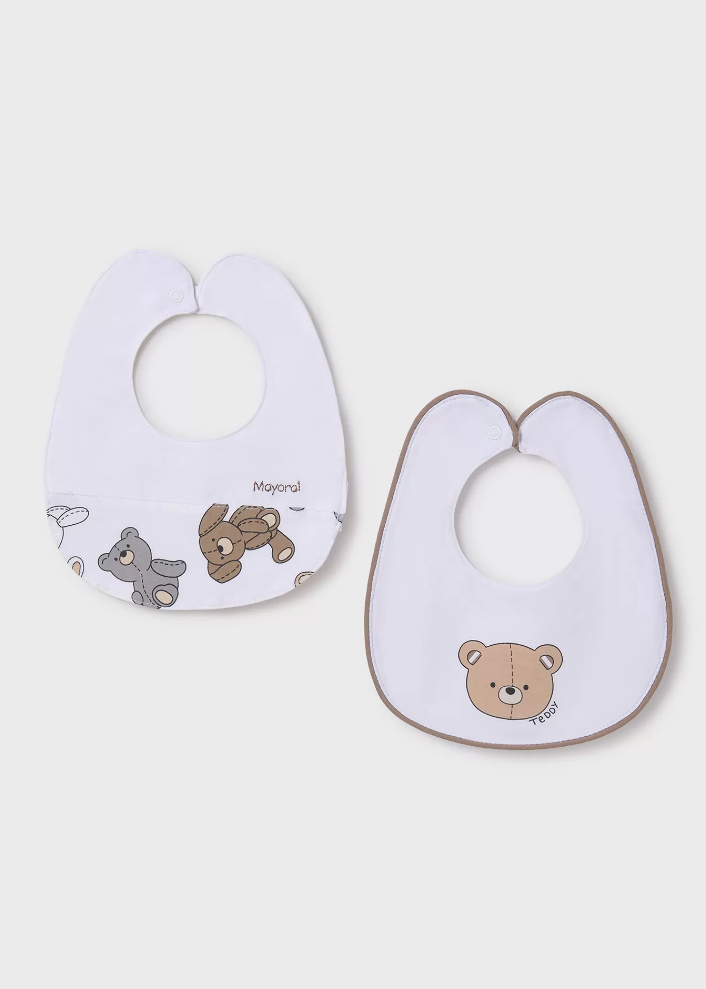 Mayoral Baby Set of 2 Waterproof Bibs Bearprint Shop