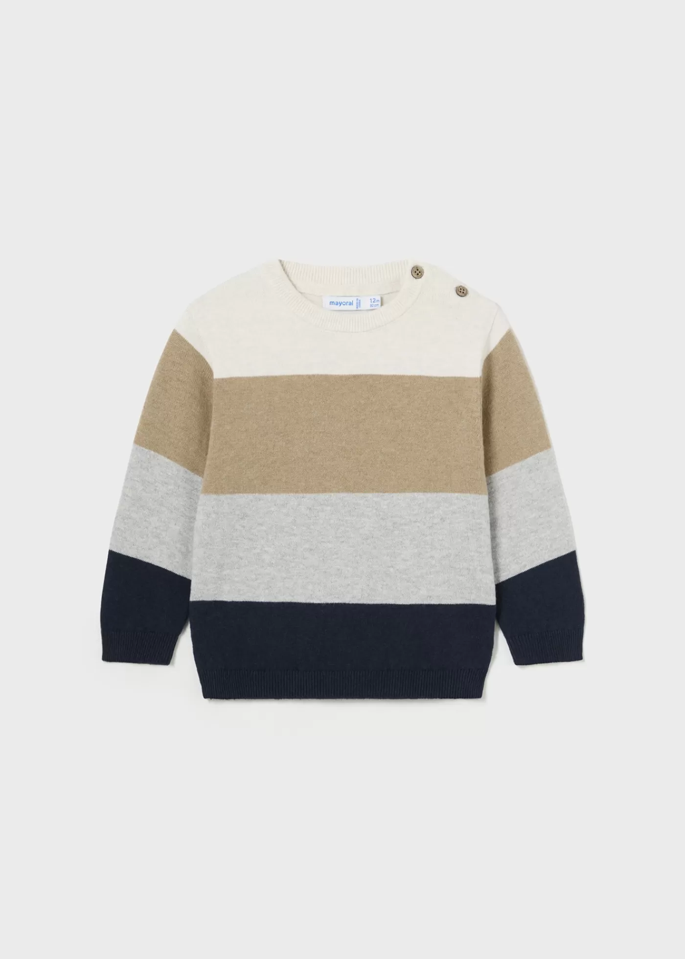 Mayoral Baby Striped Sweater Navyblue Hot