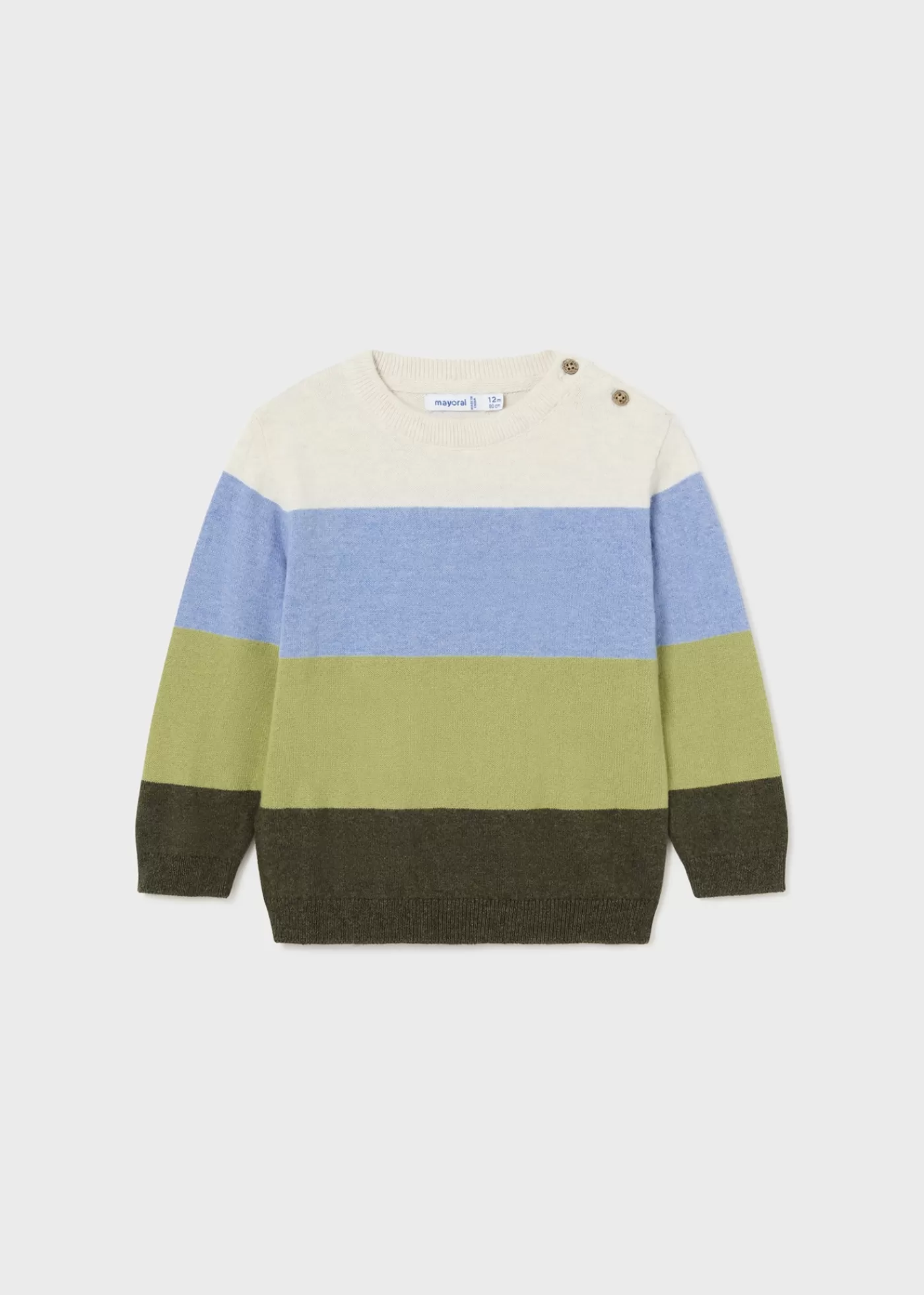 Mayoral Baby Striped Sweater Forestmix Online
