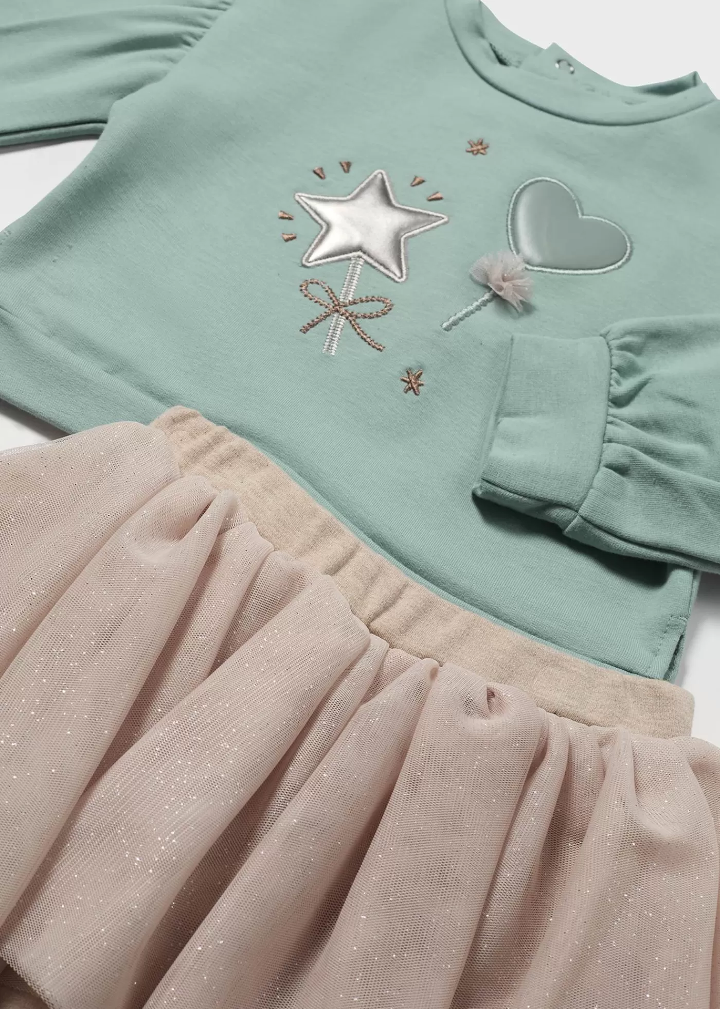 Mayoral Baby Sweater and Tutu Leggings Set Esmerald Hot