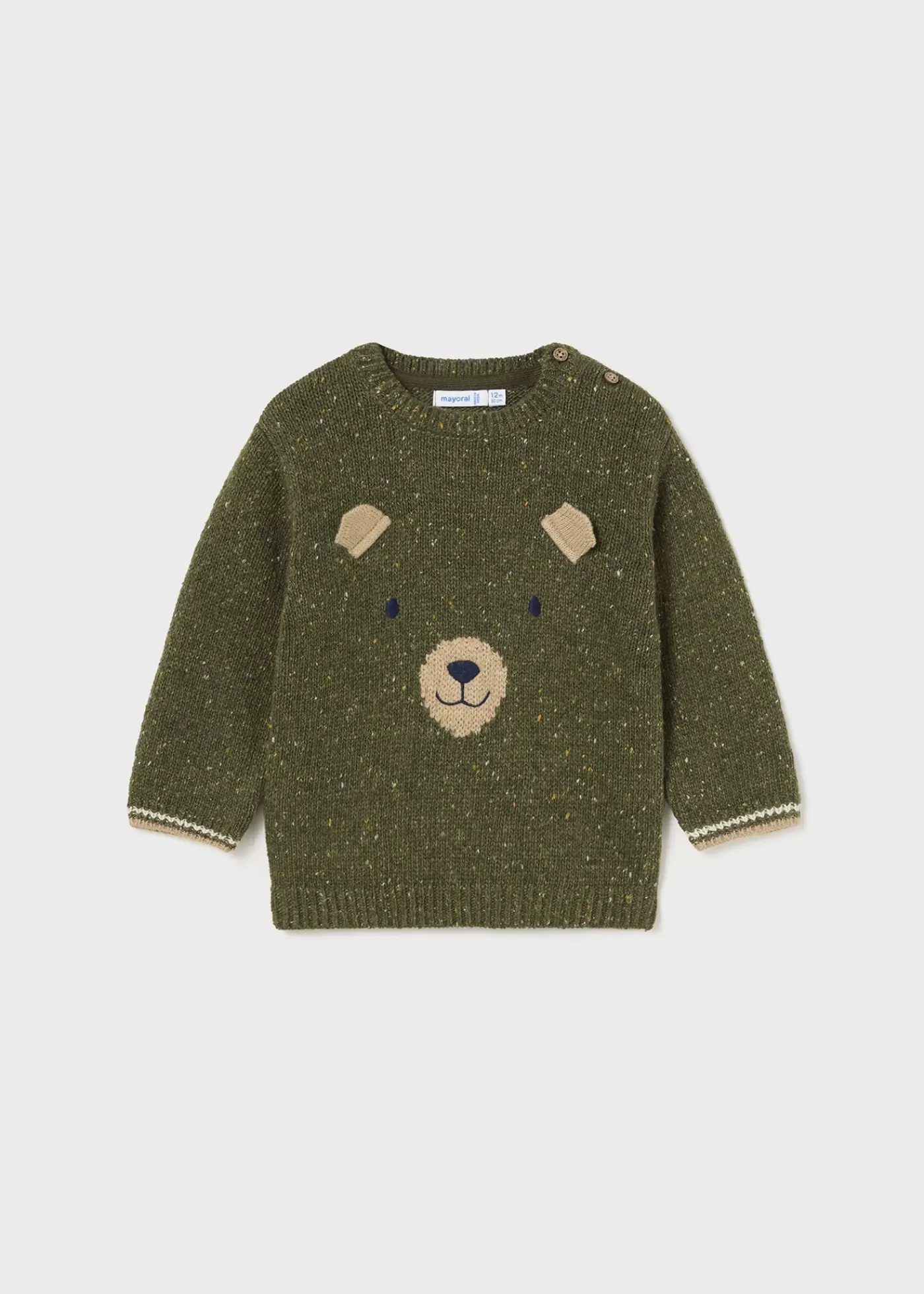 Mayoral Baby Teddy Sweater Forestmix Best