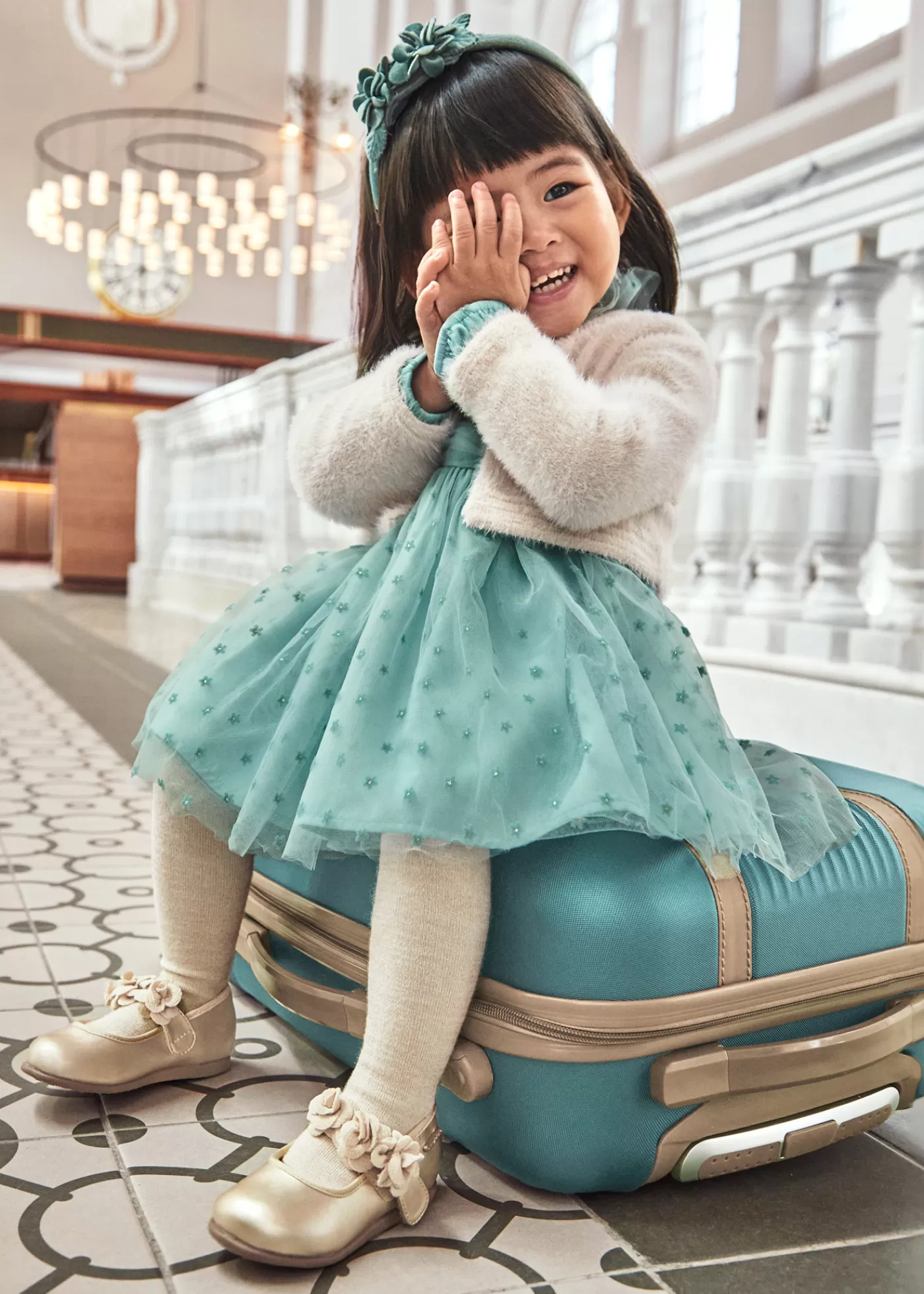 Mayoral Baby Tulle Dress Jade Cheap