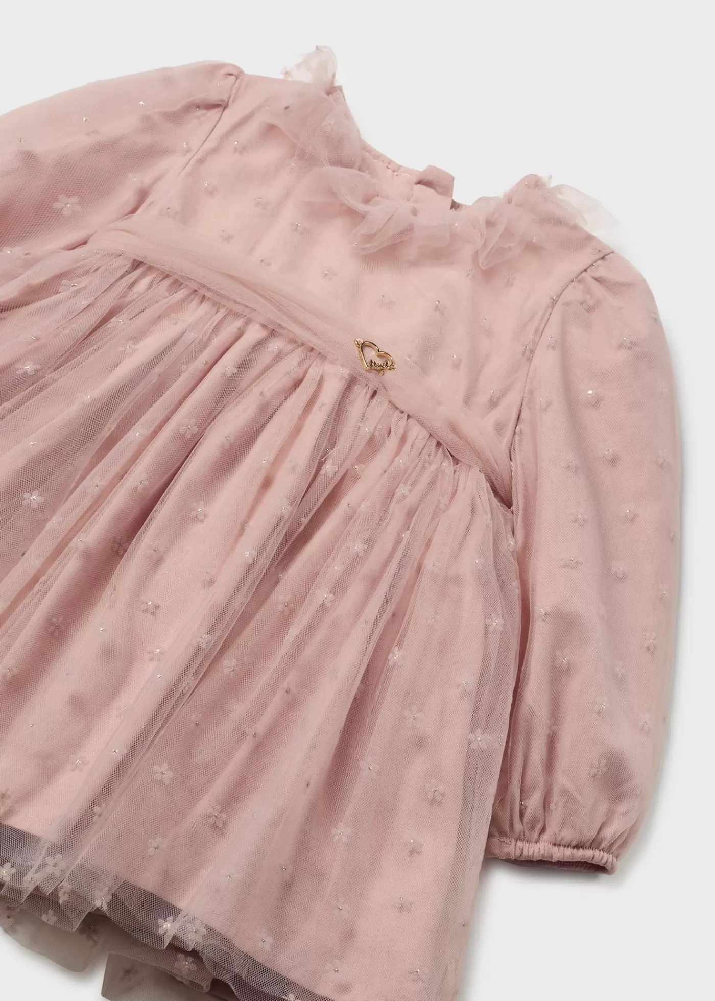 Mayoral Baby Tulle Dress Blush New