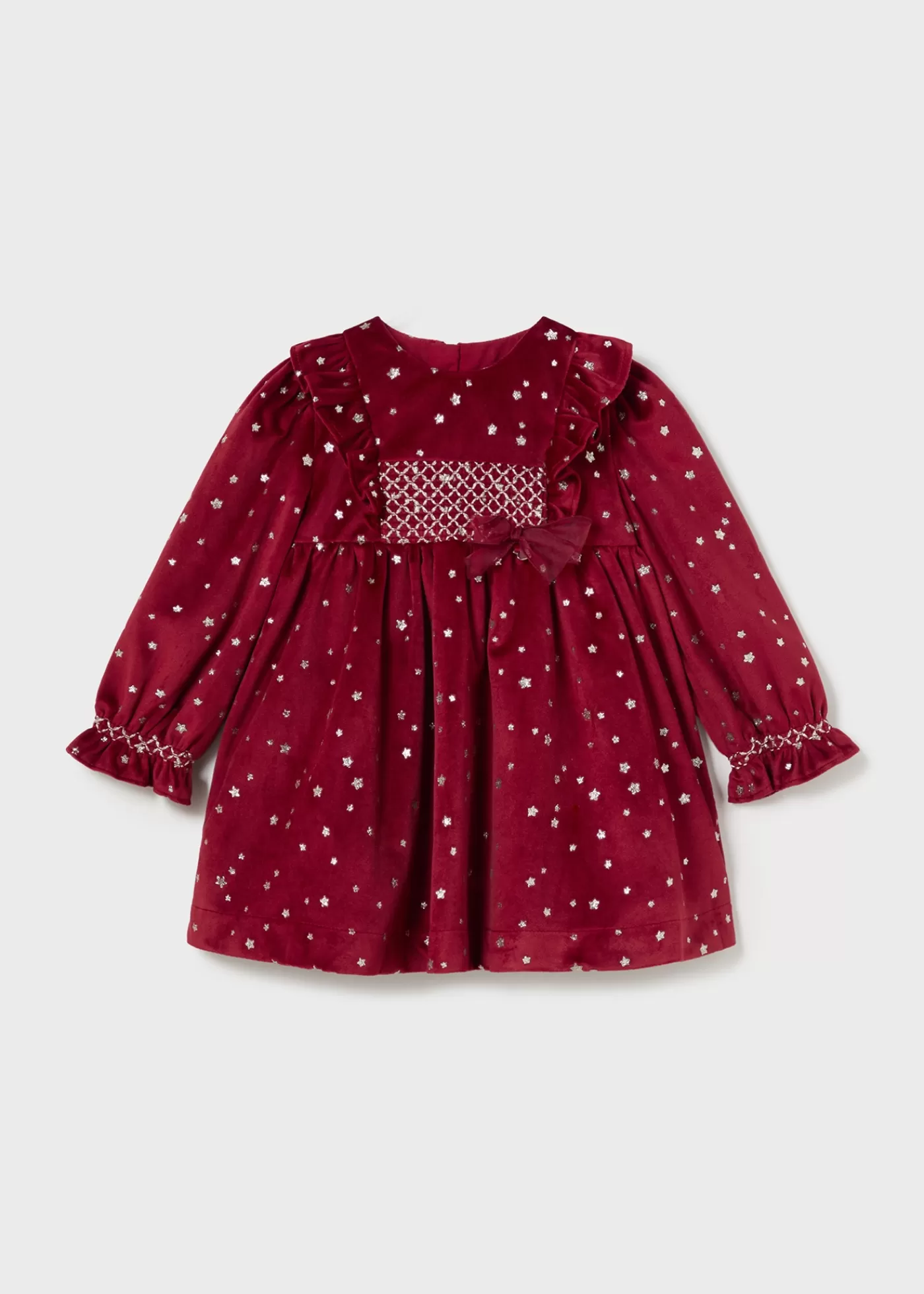 Mayoral Baby Velvet Dress 0 Discount