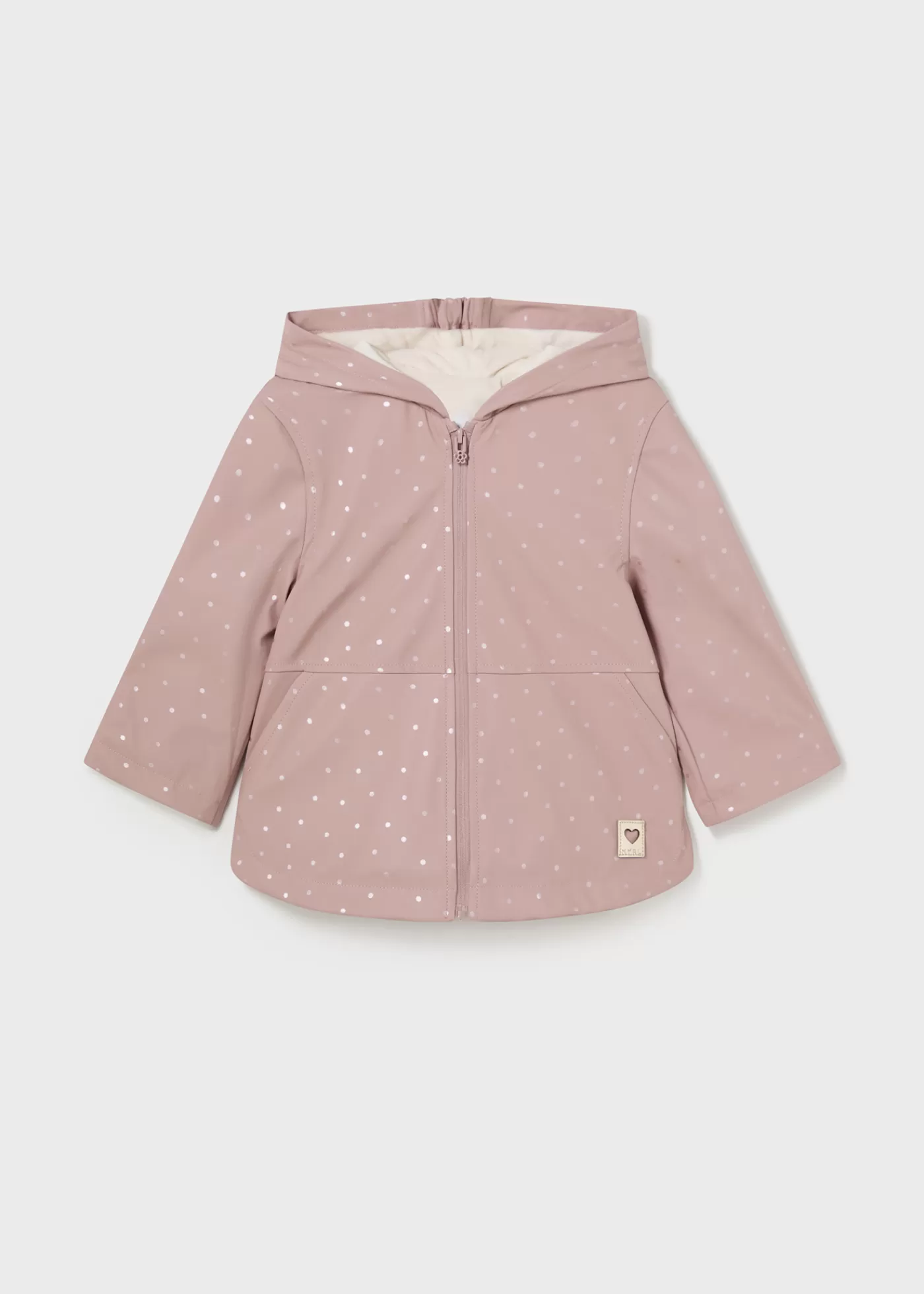 Mayoral Baby Waterproof Raincoat Nude New