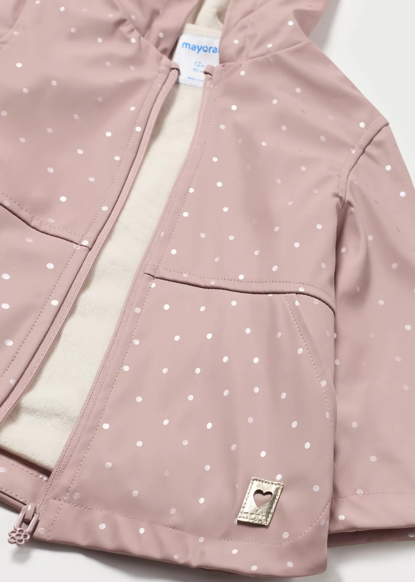 Mayoral Baby Waterproof Raincoat Nude New