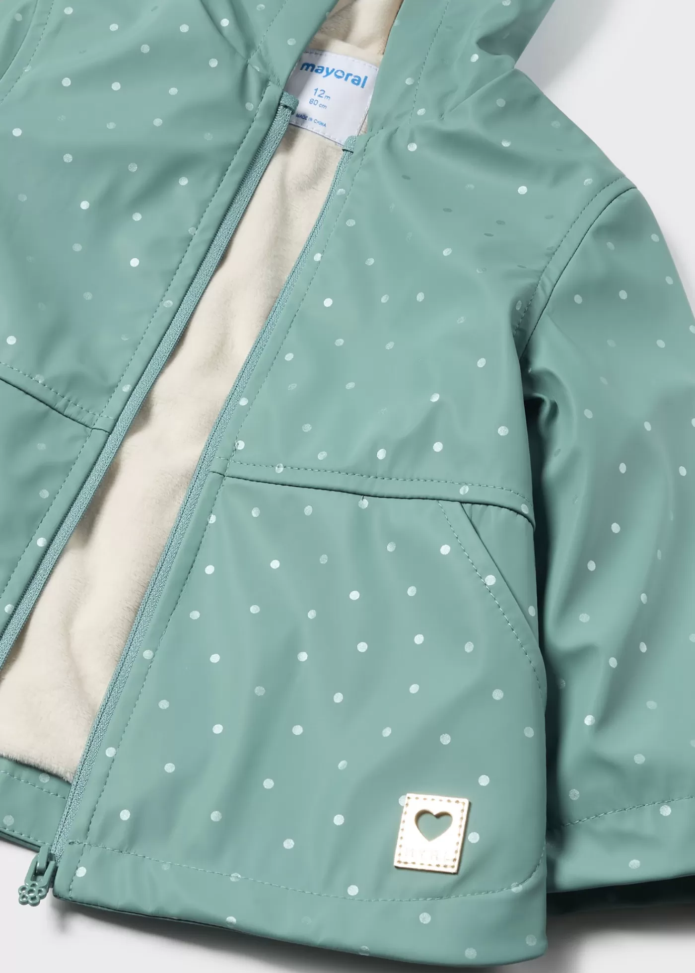 Mayoral Baby Waterproof Raincoat Agate Fashion