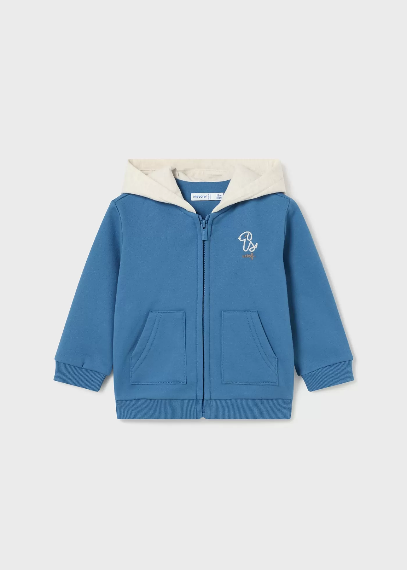 Mayoral Baby Zip Animal Hoodie Lake Fashion