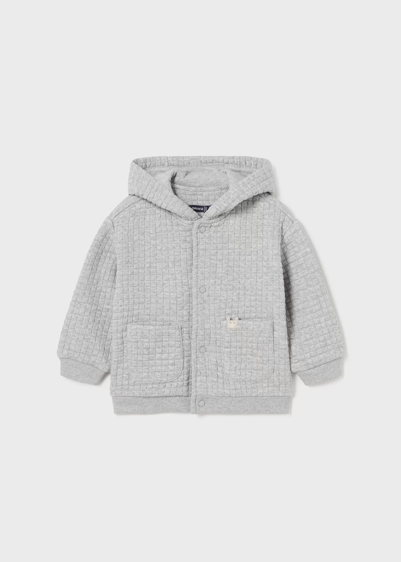 Mayoral Baby Zip Hoodie with Ears Ashheather Shop