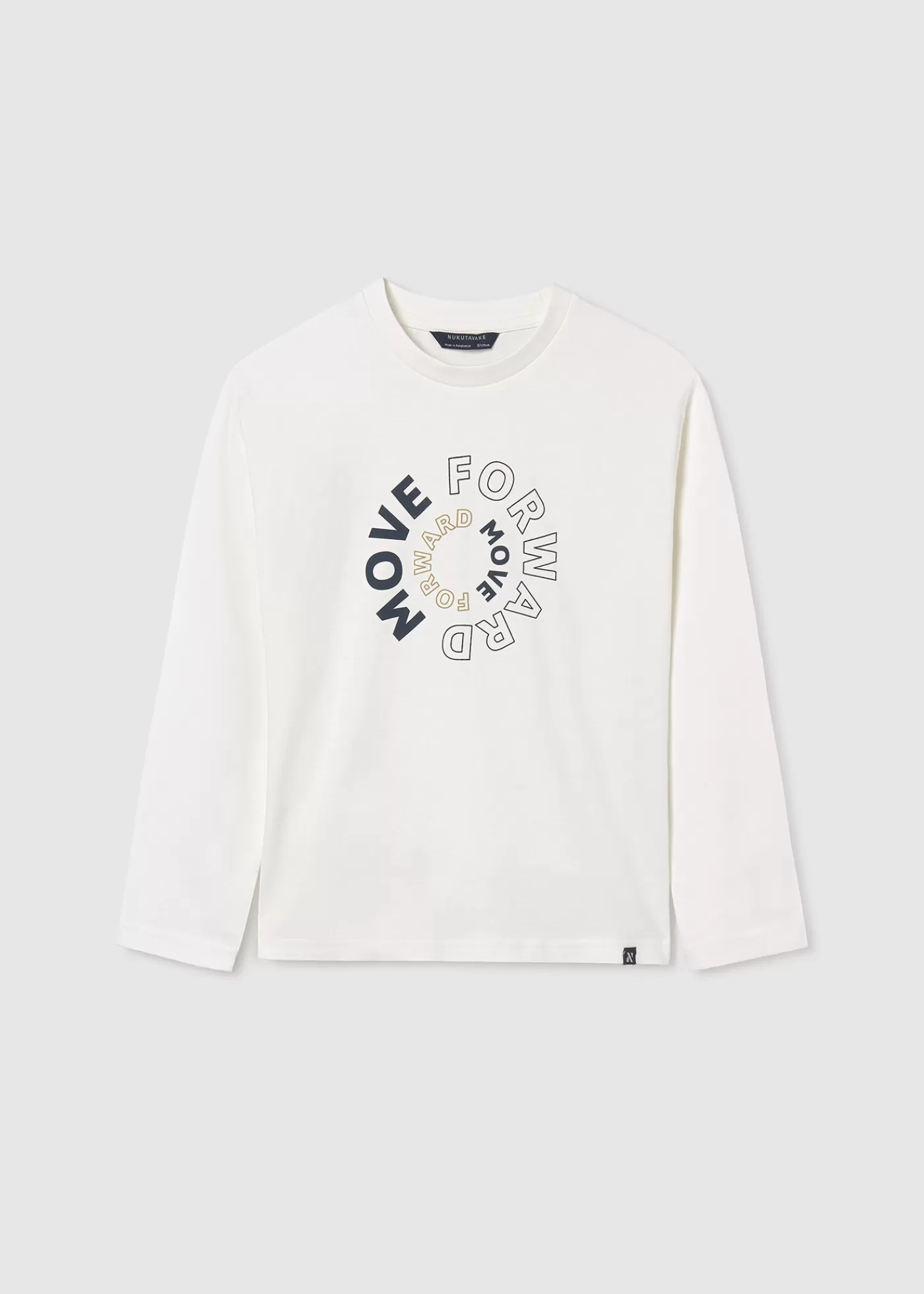 Mayoral Basic t-shirt letters boys Cream New
