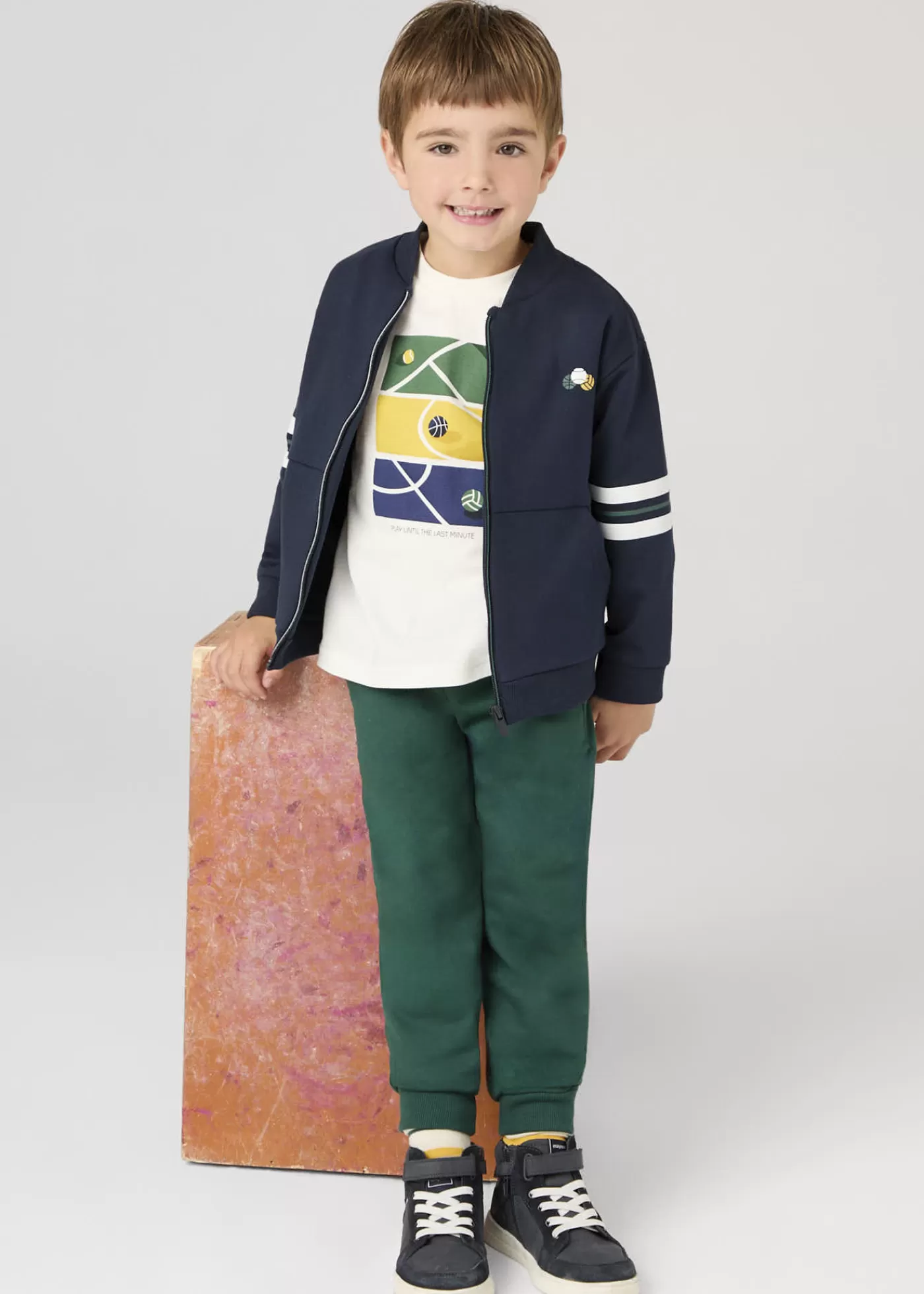 Mayoral Boy 3 Piece Tracksuit Navyblue Discount