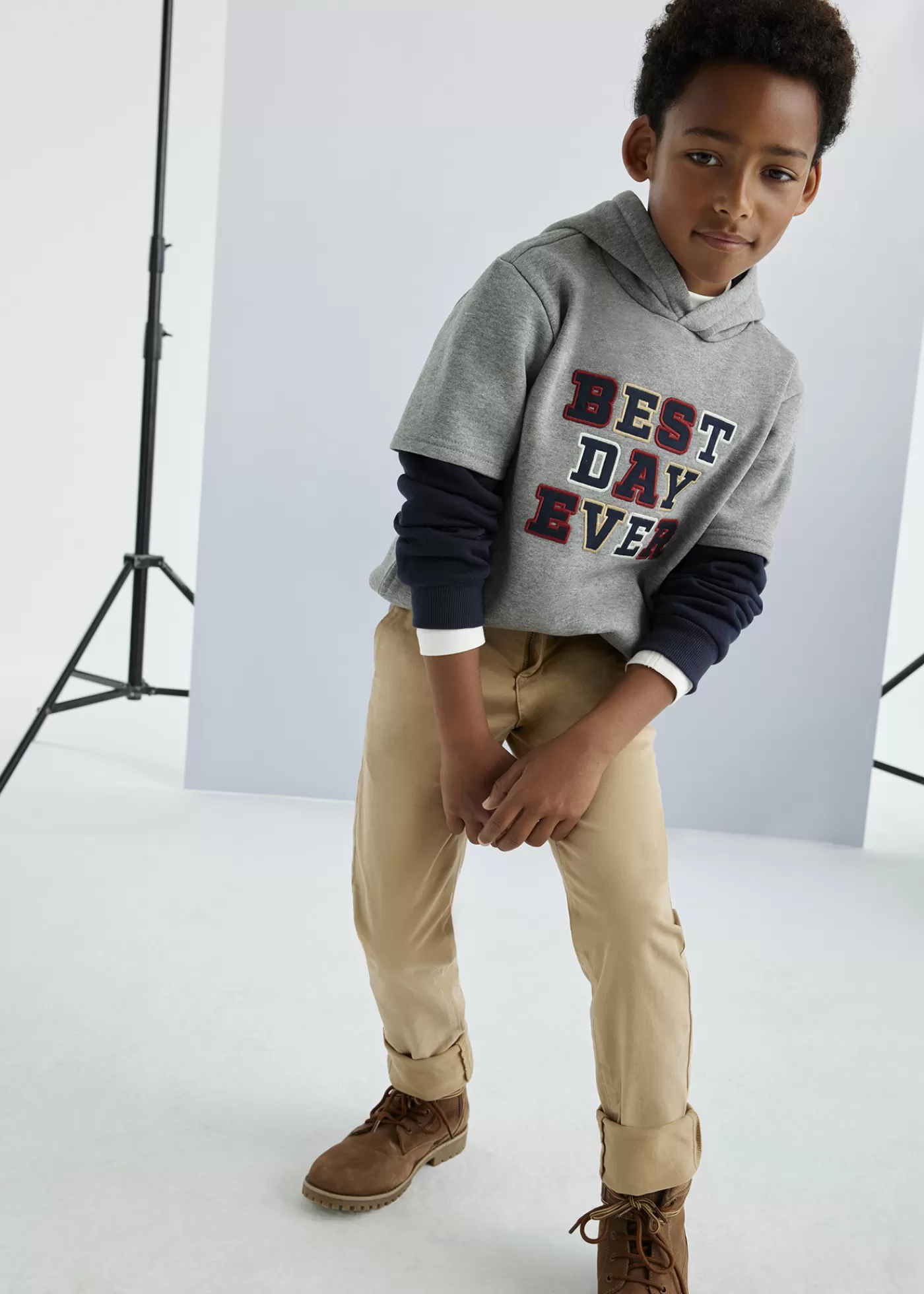 Mayoral Boy Basic Chinos Almond Cheap