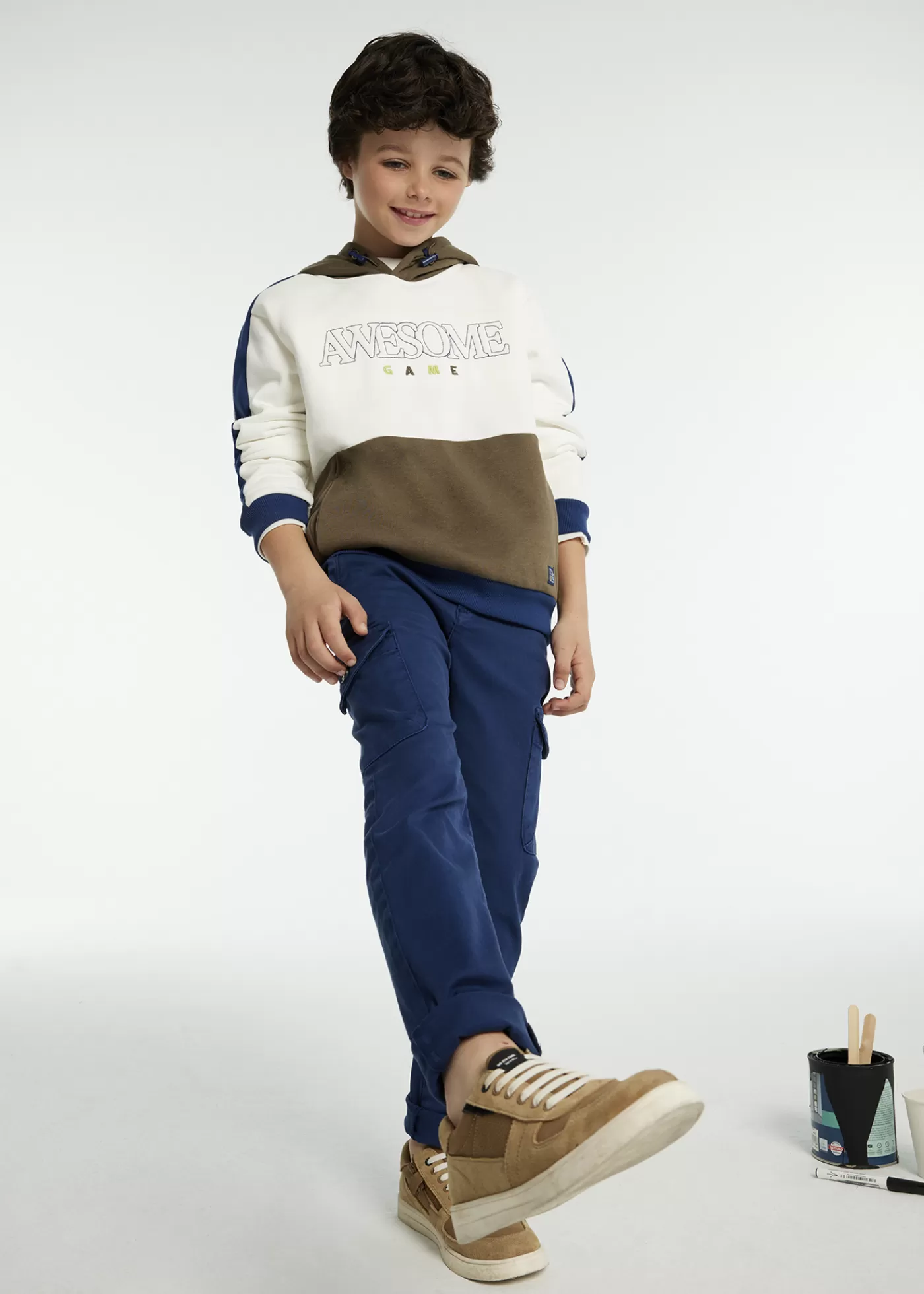 Mayoral Boy Cargo Pants Lagoon Online