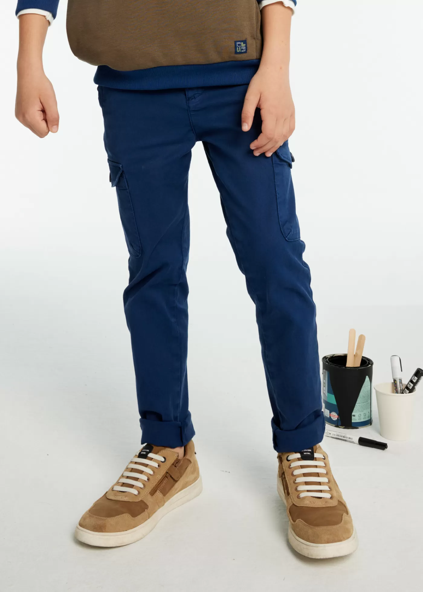 Mayoral Boy Cargo Pants Lagoon Online