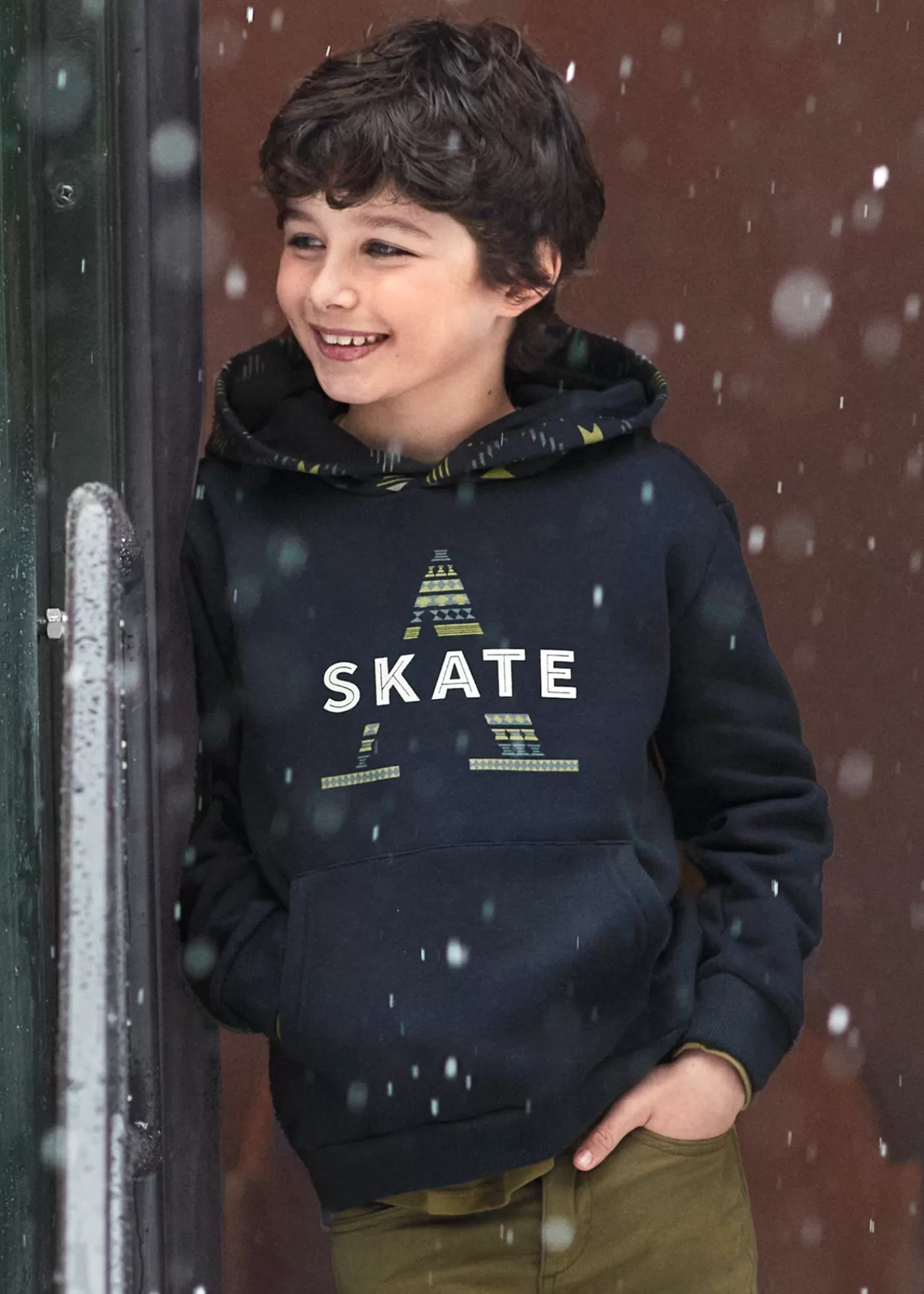 Mayoral Boy Combined Hoodie Navyblue Clearance