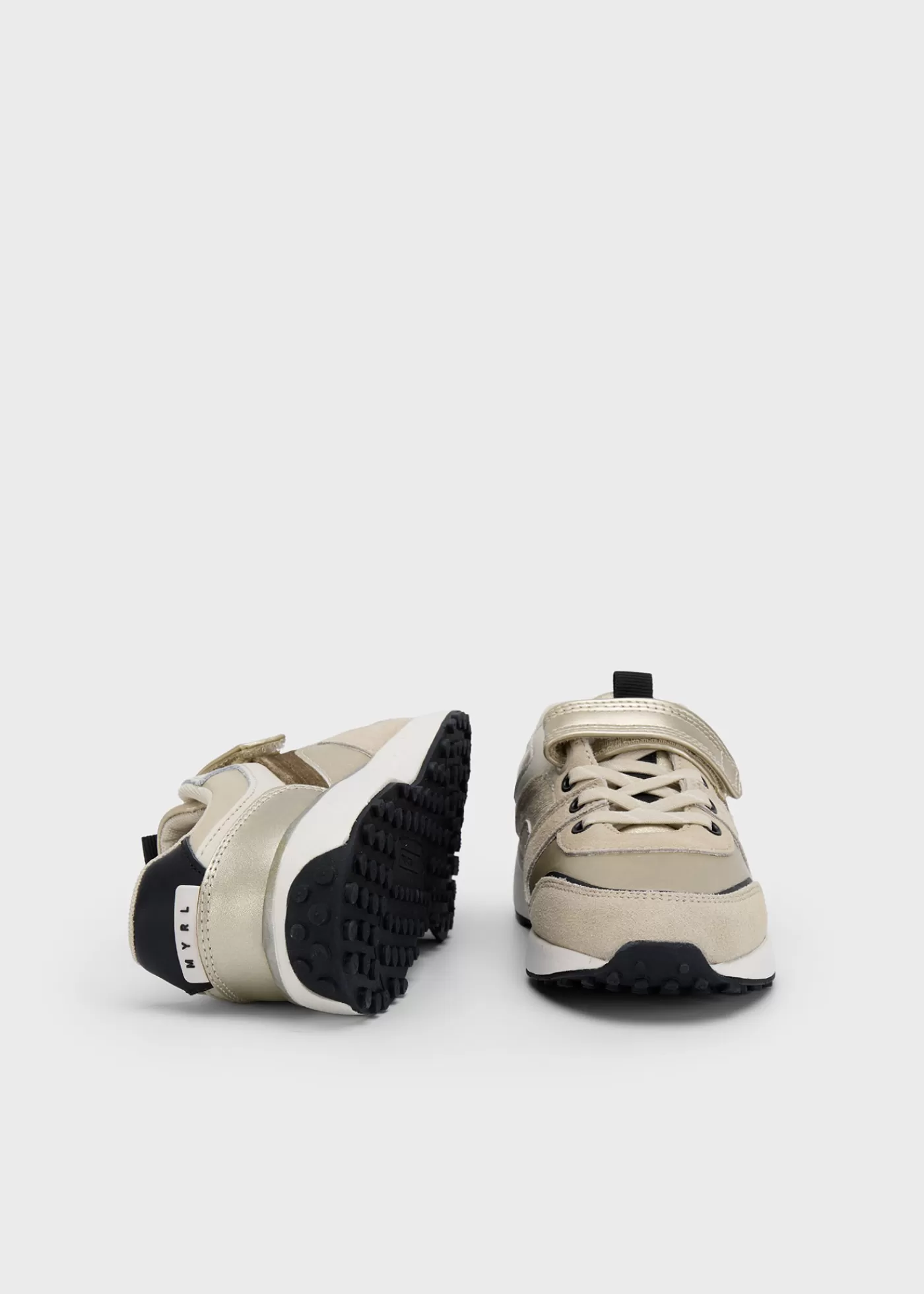 Mayoral Boy Combined Sneakers Beige-Gold Clearance