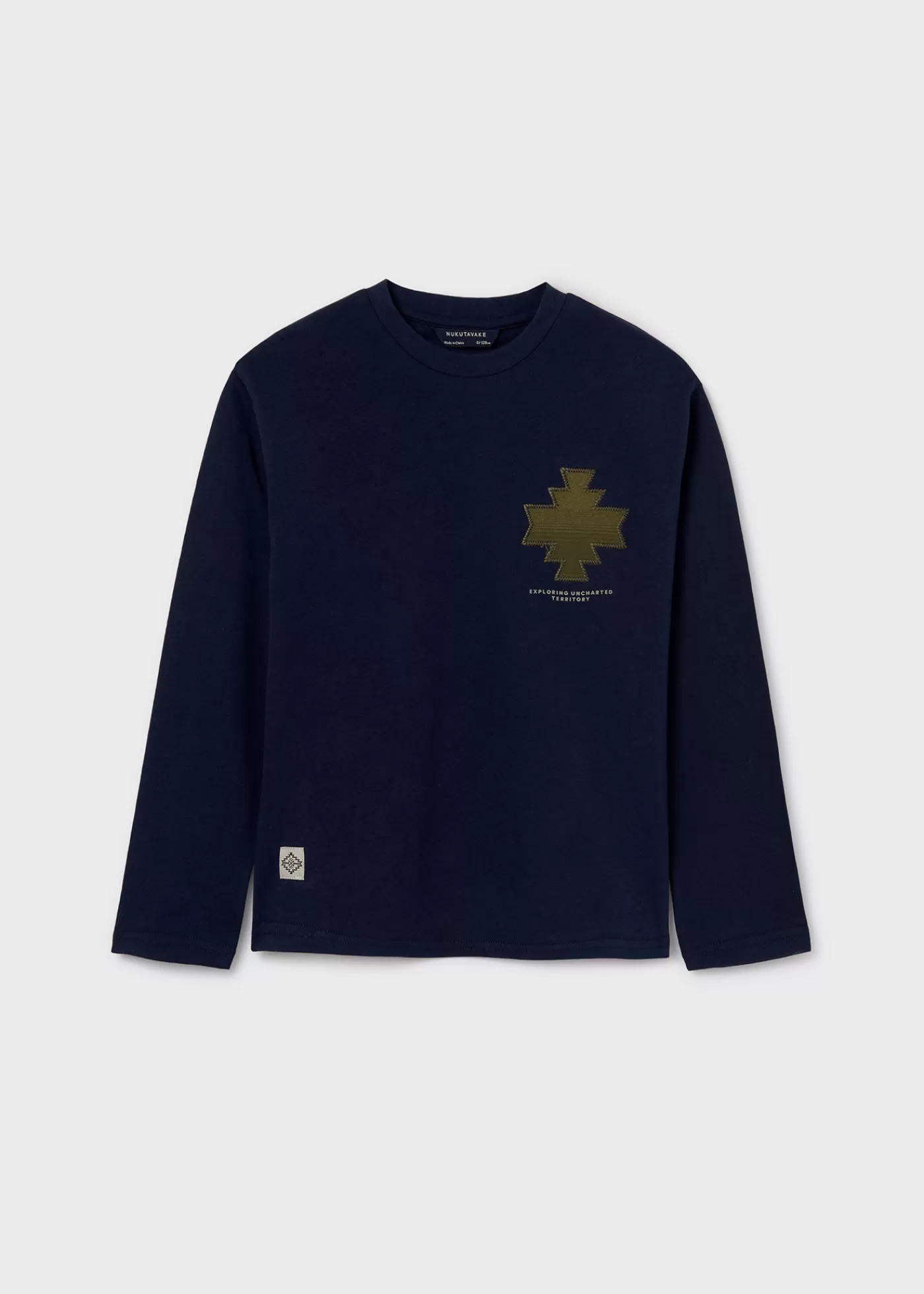 Mayoral Boy Embossed Back Print T-Shirt Navyblue Discount