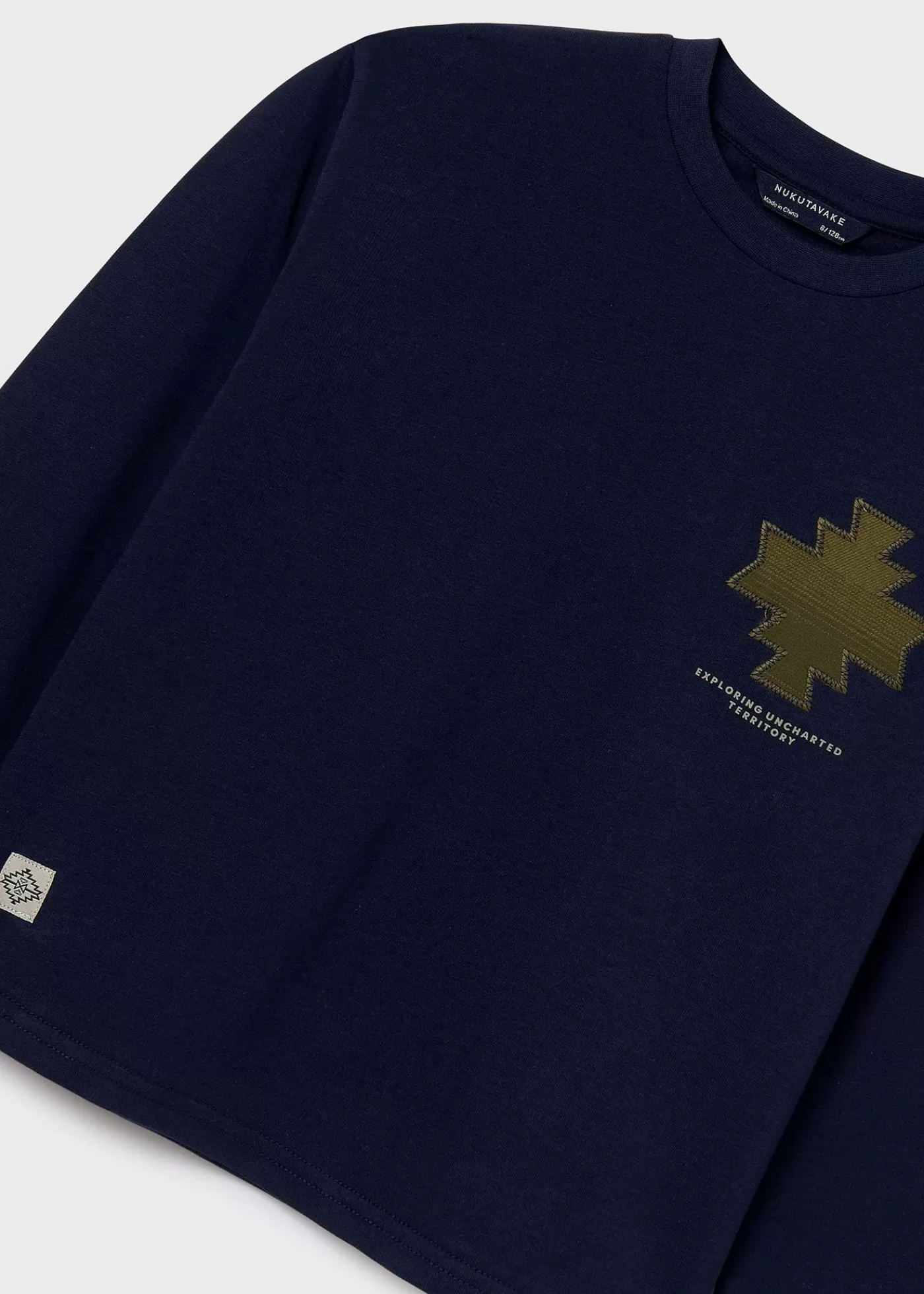 Mayoral Boy Embossed Back Print T-Shirt Navyblue Discount
