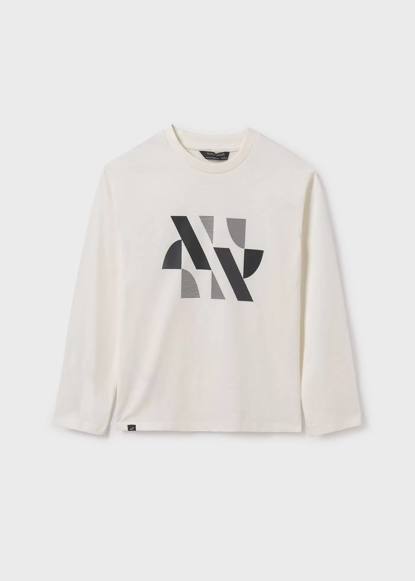 Mayoral Boy Embossed T-Shirt Cream Cheap