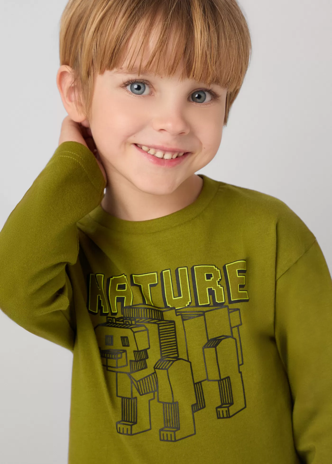 Mayoral Boy Graphic T-Shirt Pesto New
