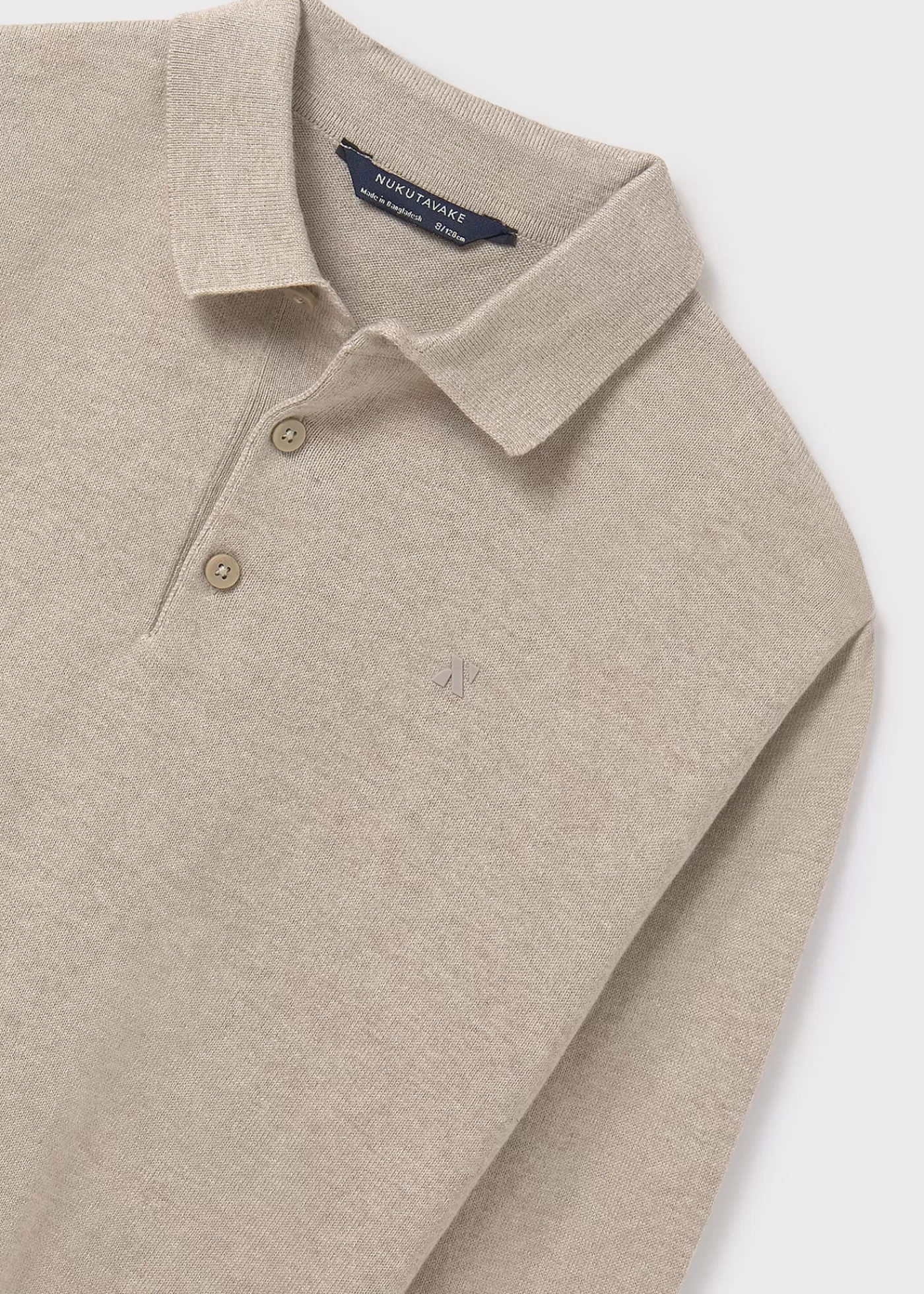 Mayoral Boy Knit Polo Shirt Sandheather Flash Sale