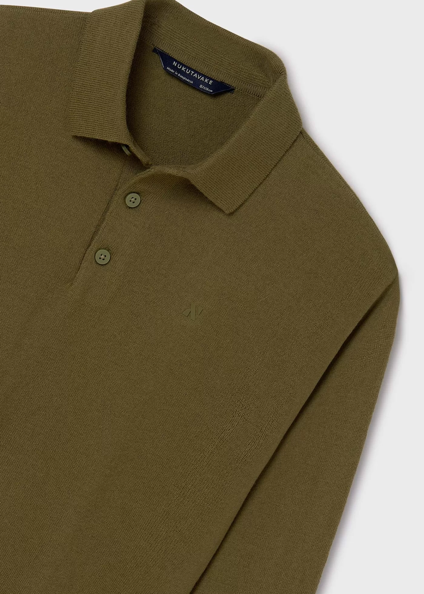 Mayoral Boy Knit Polo Shirt Khaki Best