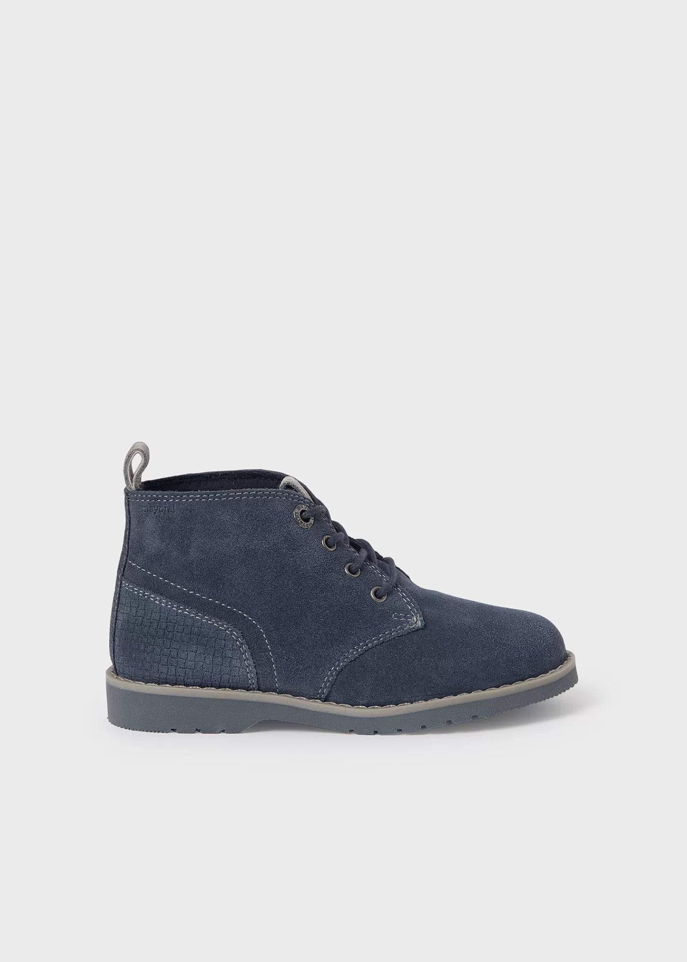 Mayoral Boy Lace-Up Suede Ankle Boots Navyblue Cheap