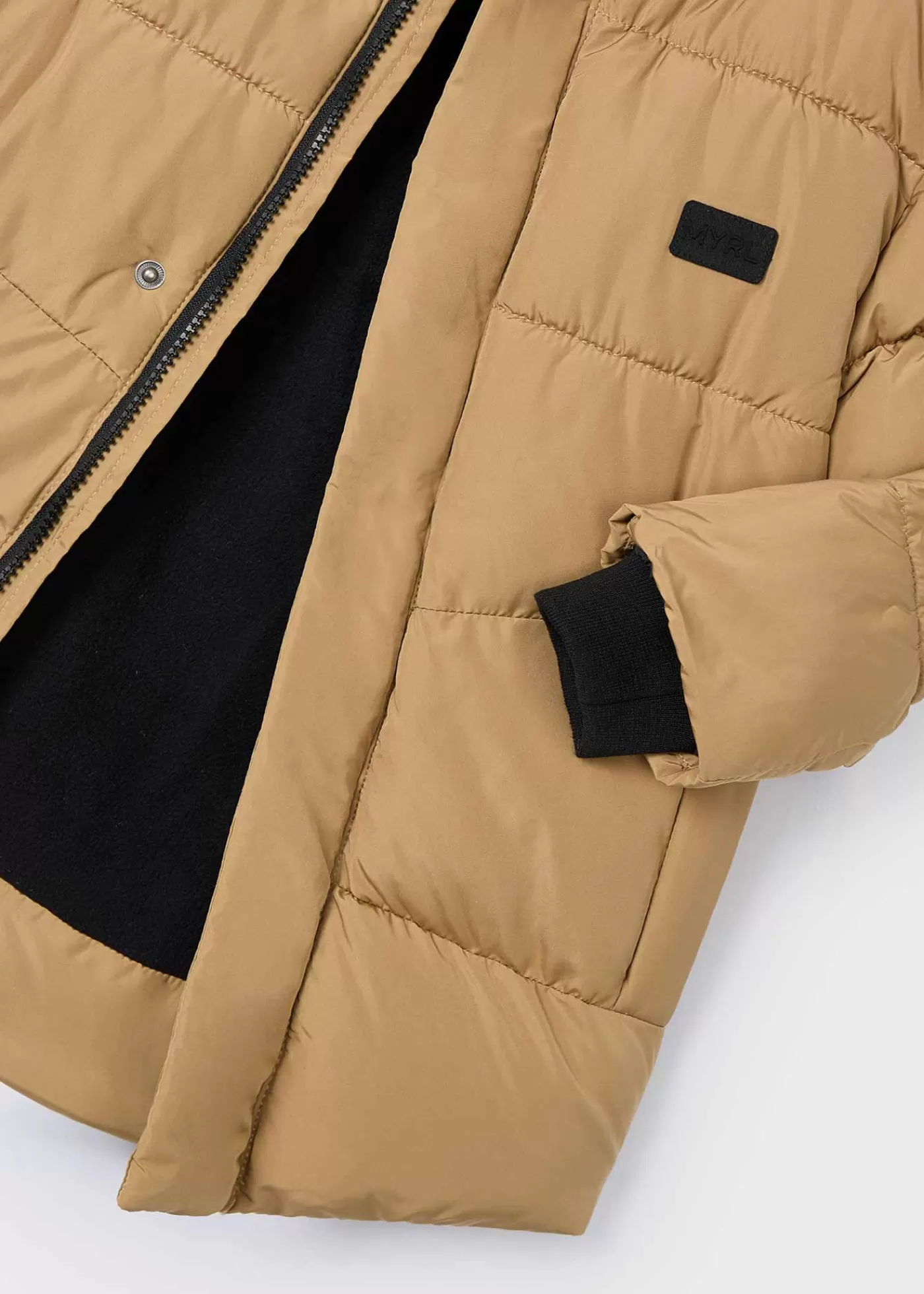 Mayoral Boy Long Puffer Jacket Toffee Online