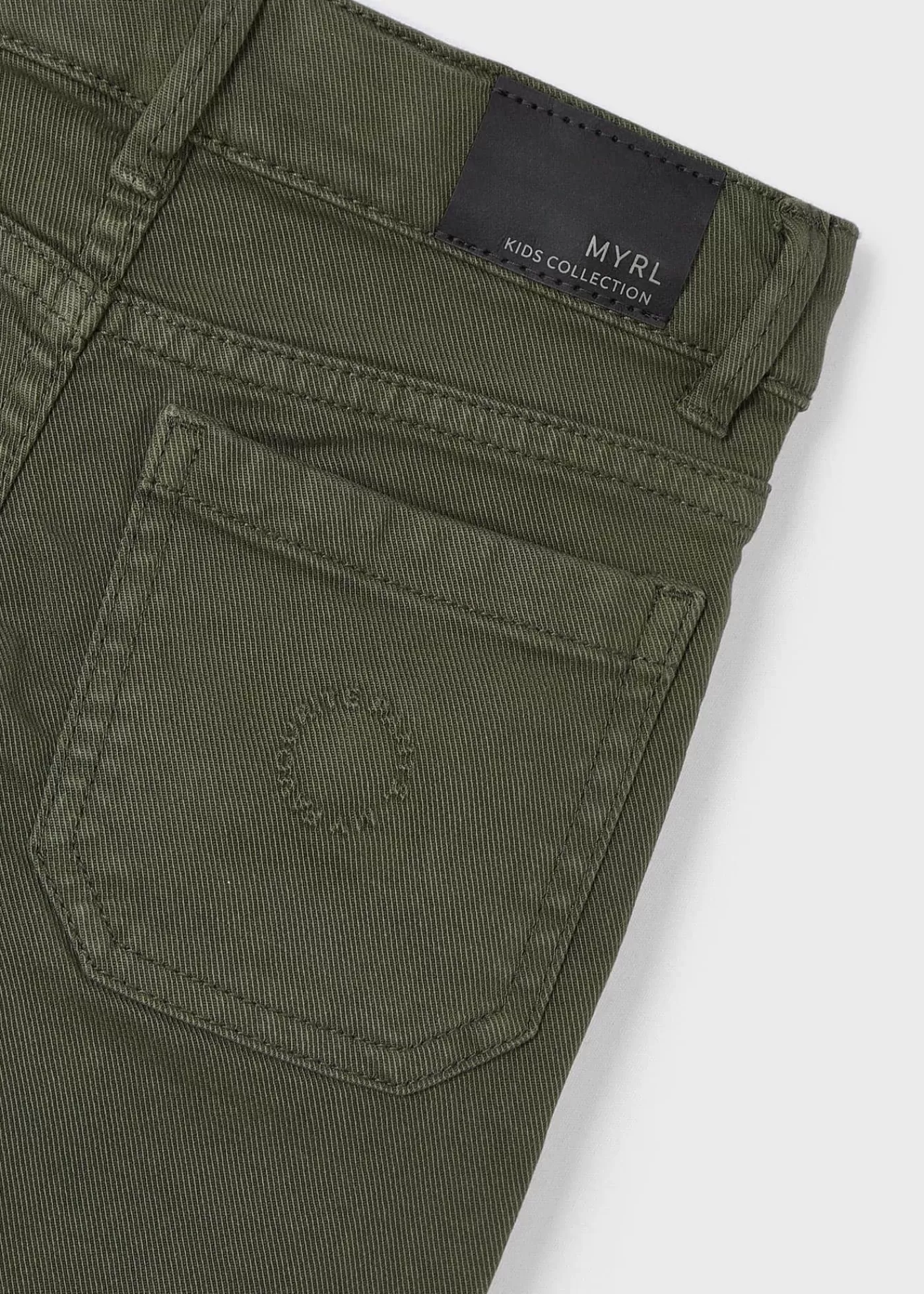 Mayoral Boy Loose Fitting Pants Moss Outlet