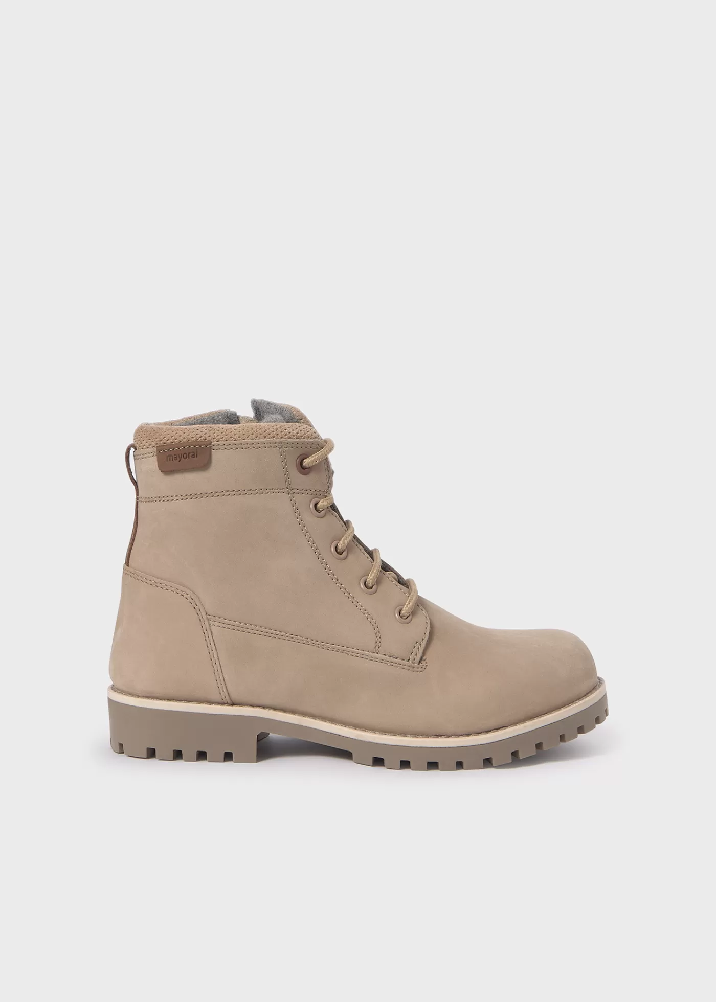 Mayoral Boy Nubuck Mountain Boots Beige Discount
