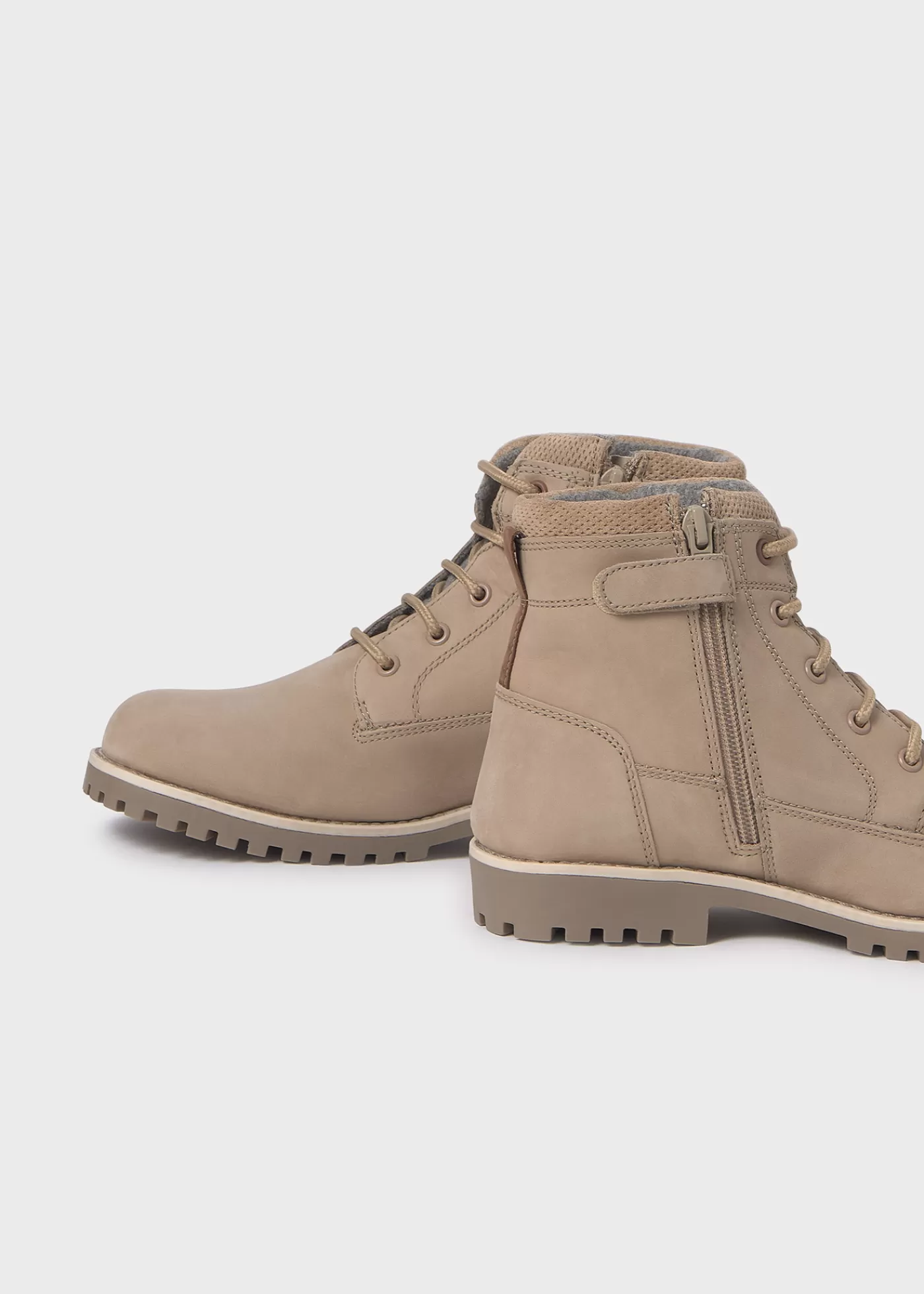 Mayoral Boy Nubuck Mountain Boots Beige Discount