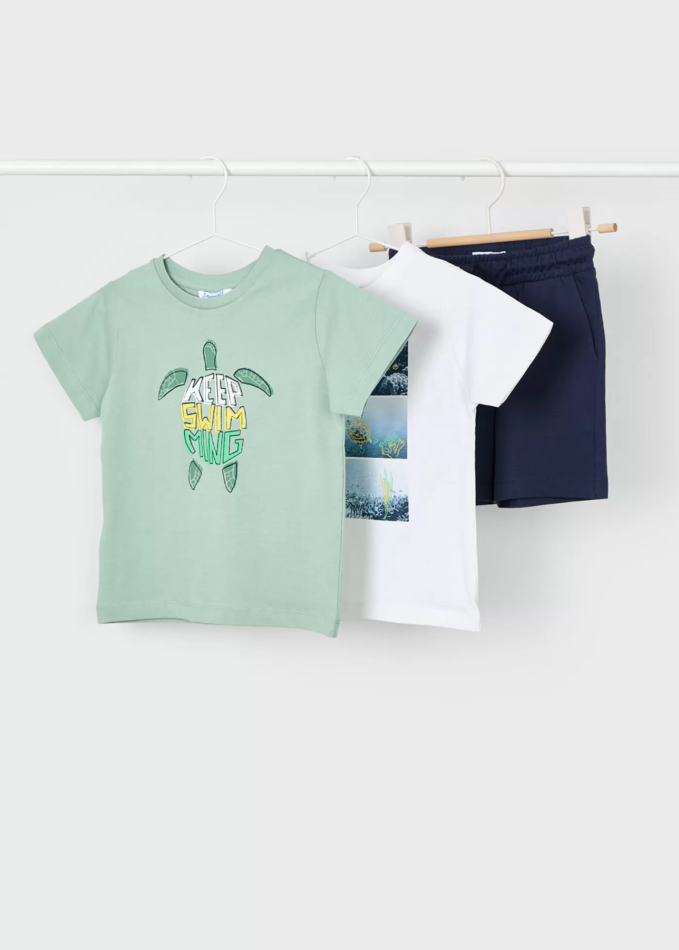 Mayoral Boy 3-Piece Turtle Set Bayleaf Hot