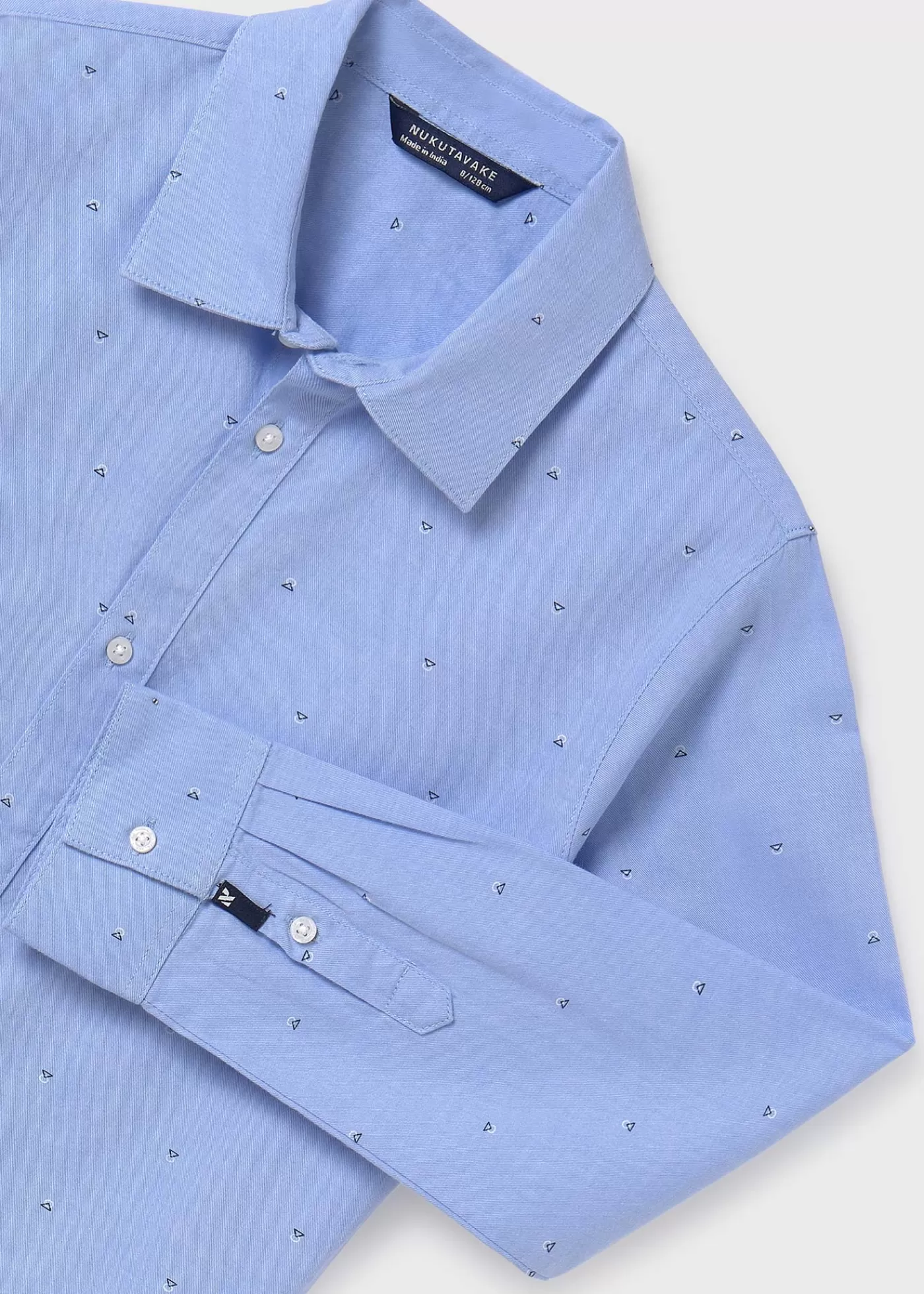 Mayoral Boy Print Shirt Skyblue Store