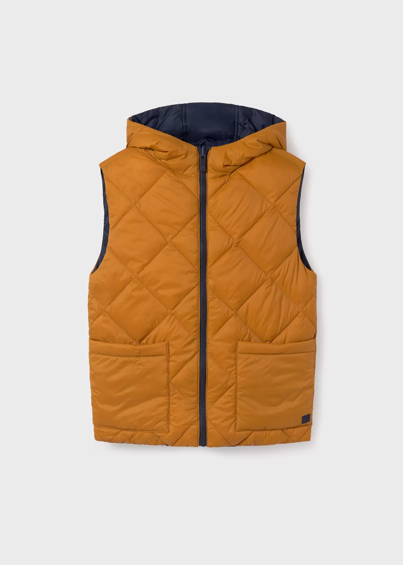 Mayoral Boy Reversible Padded Vest Ambernavy Sale