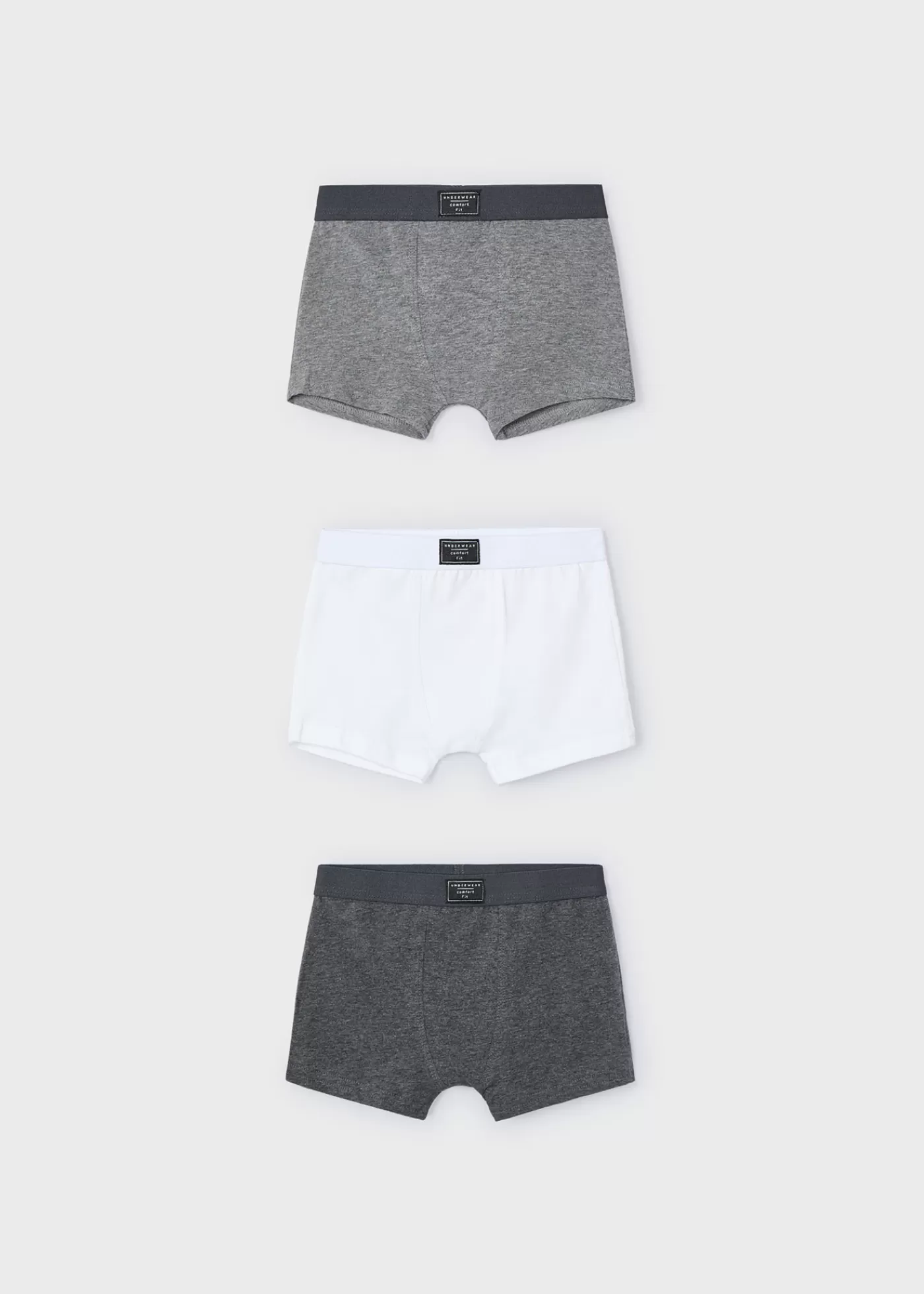 Mayoral Boy Set of 3 Boxers White-Grey New