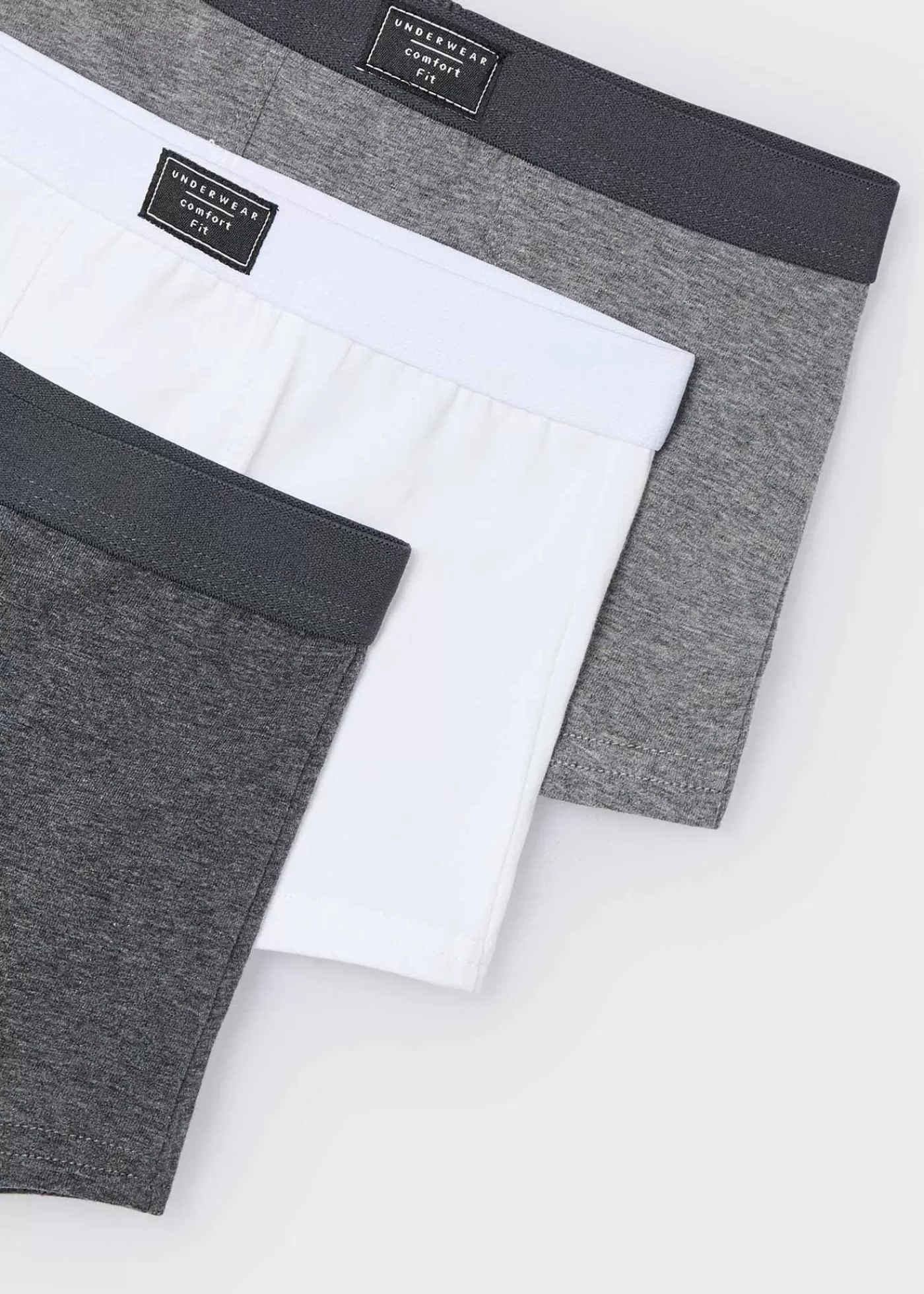Mayoral Boy Set of 3 Boxers White-Grey New
