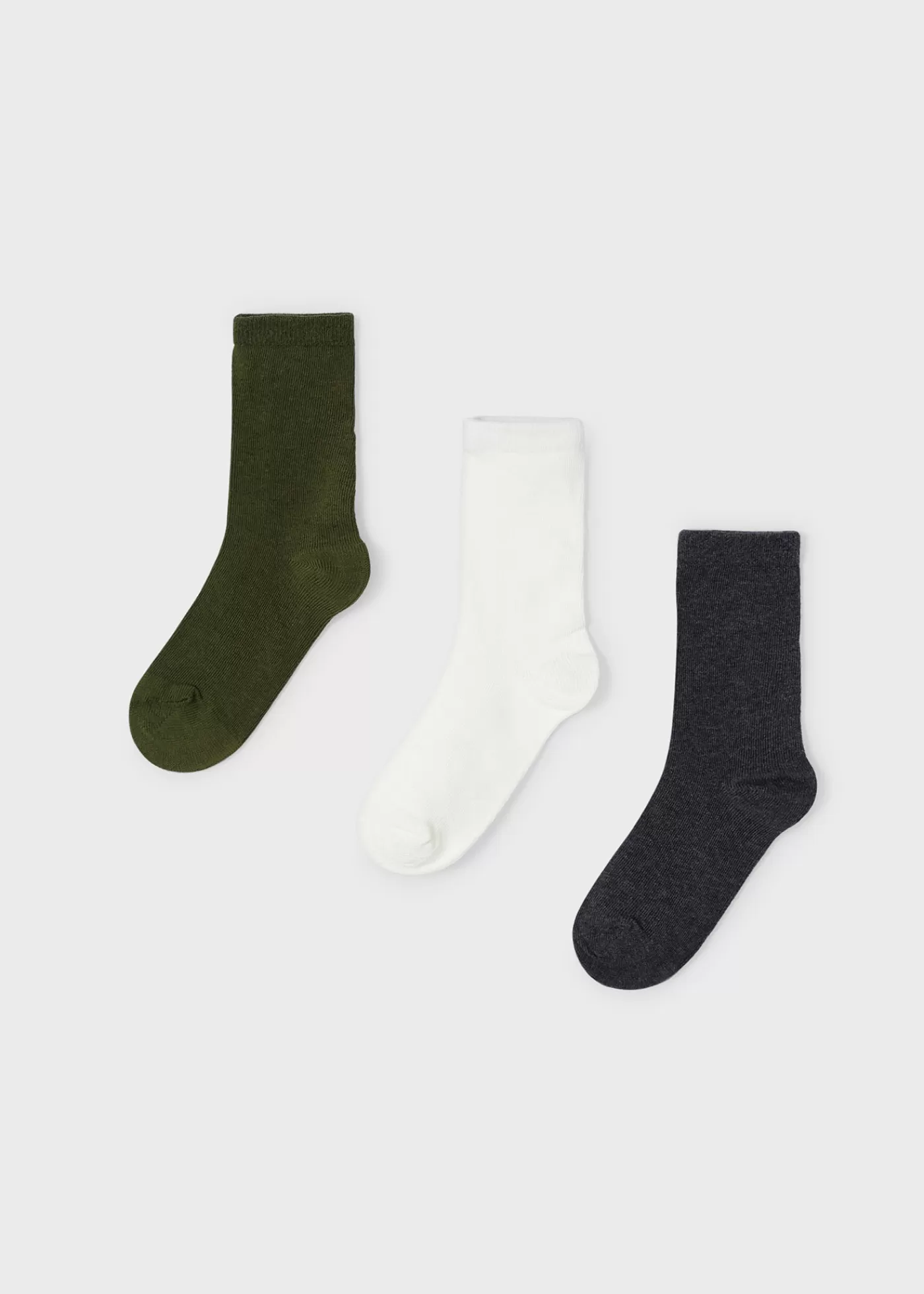 Mayoral Boy Set of 3 Socks Moss Fashion