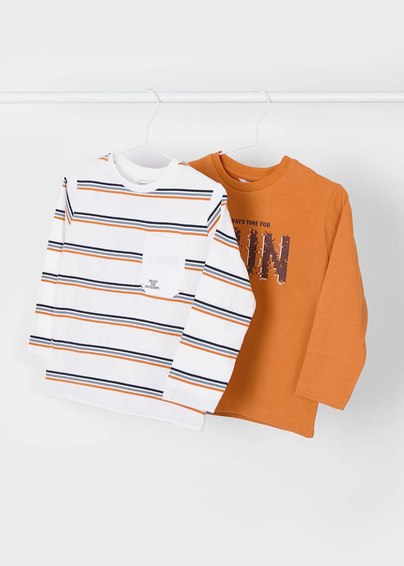 Mayoral Boy Set of 2 T-Shirts Carrot Flash Sale