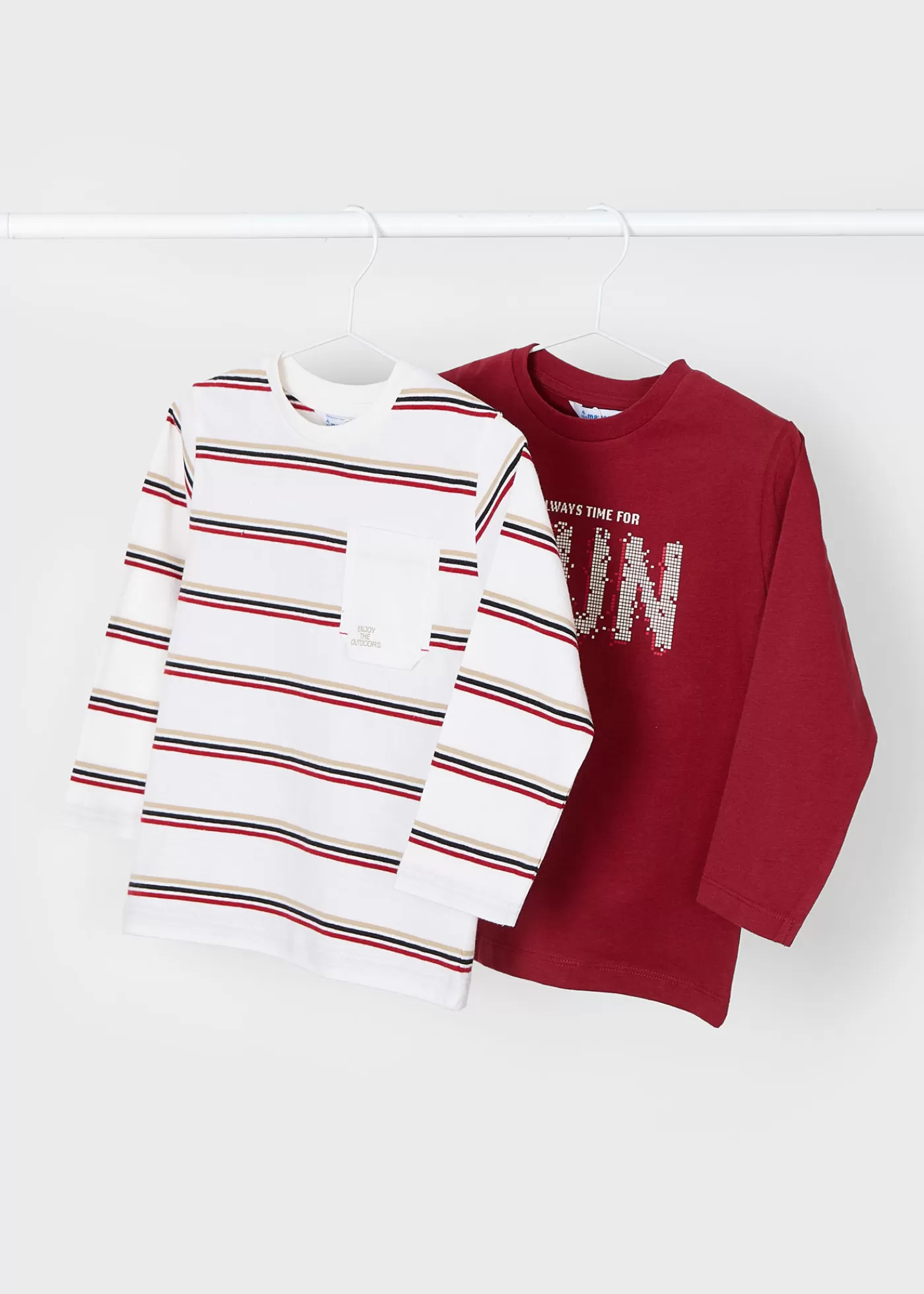 Mayoral Boy Set of 2 T-Shirts Wine Outlet