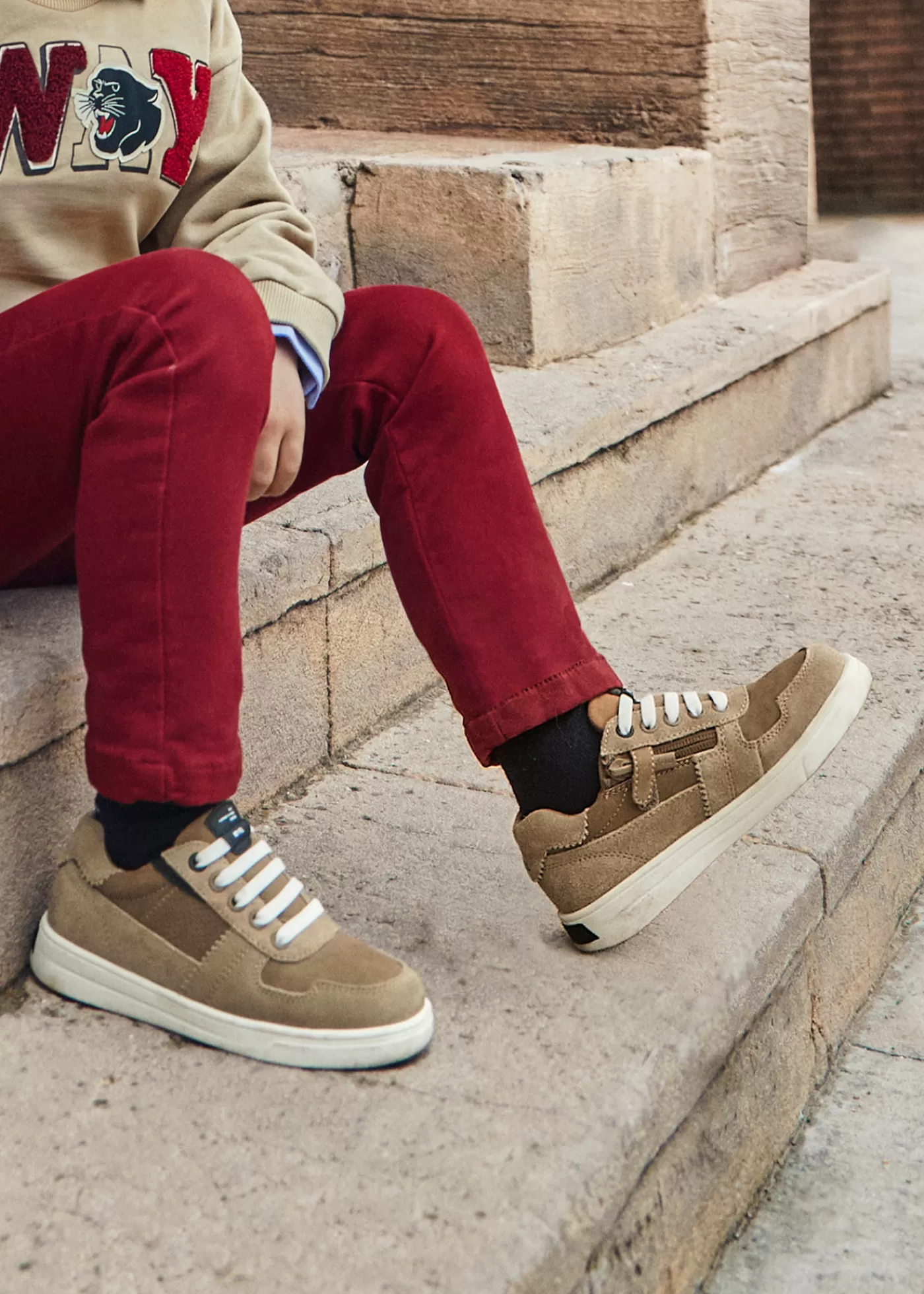 Mayoral Boy Sneakers Camel Shop