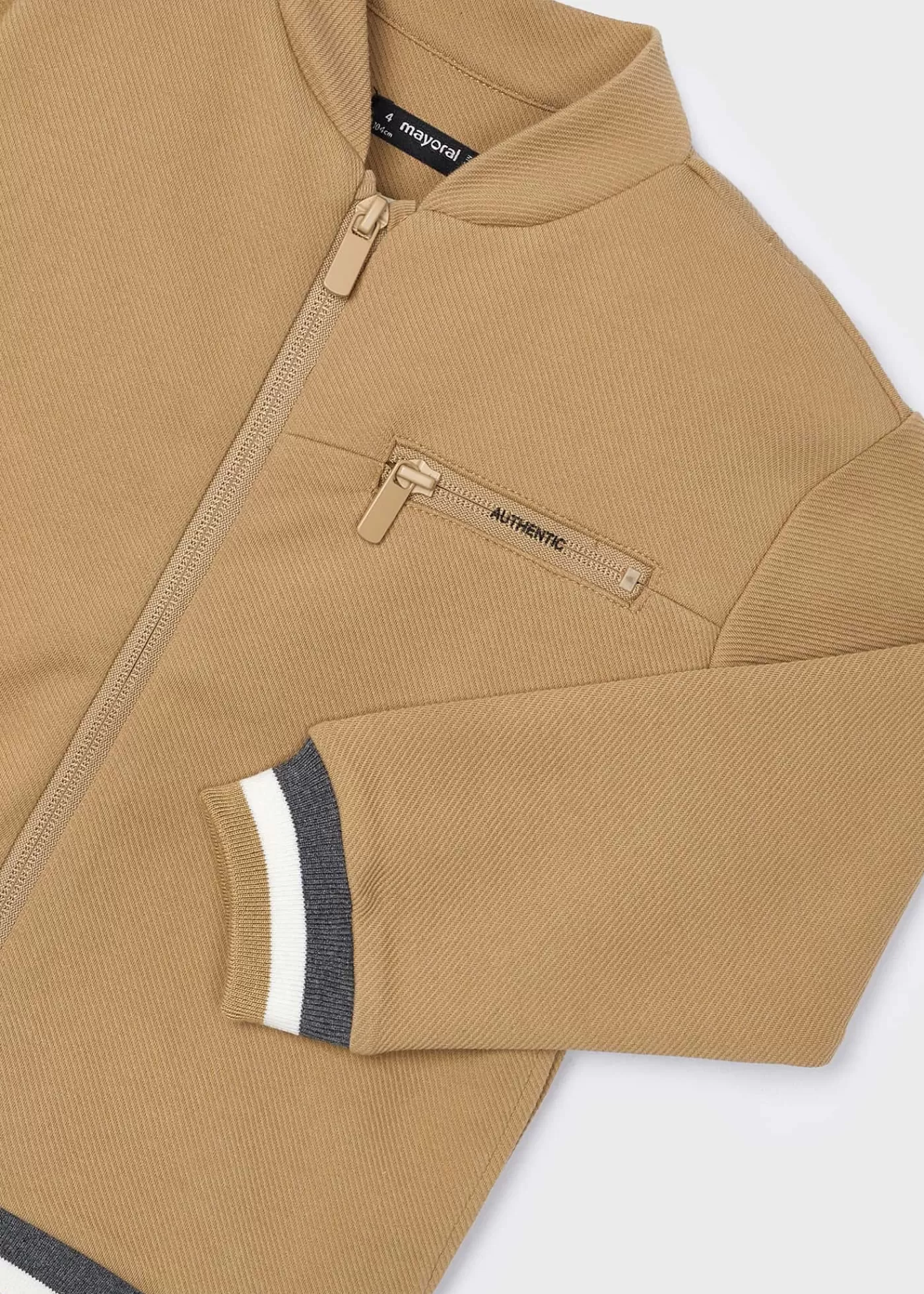 Mayoral Boy Varsity Jacket Toffee Cheap