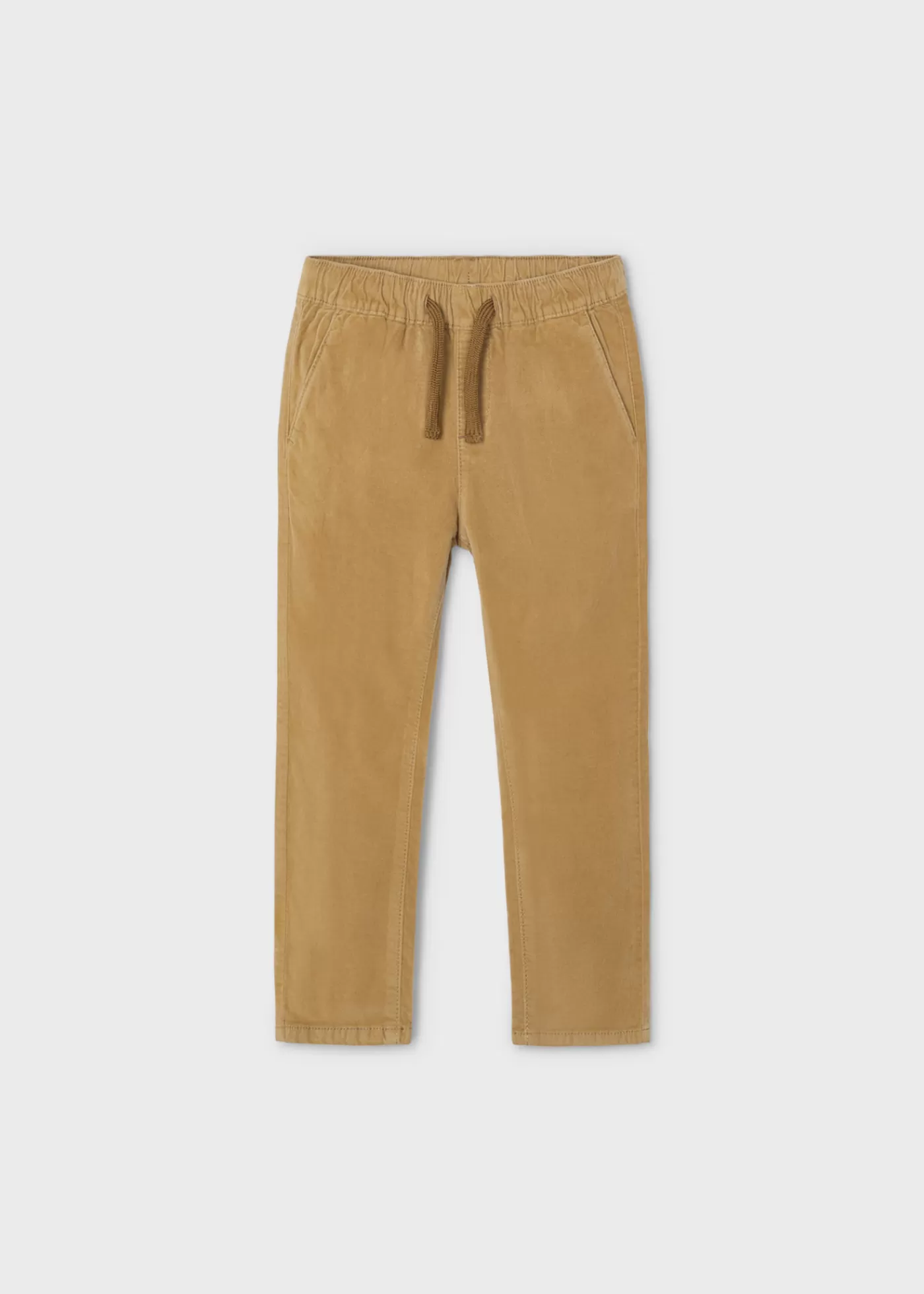 Mayoral Boy Velvet Chino Pants Toffee Fashion