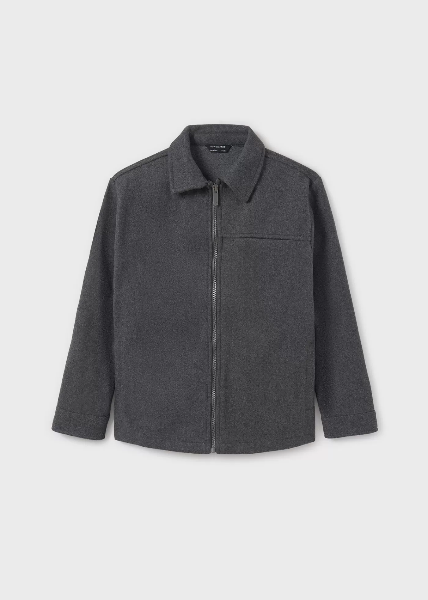 Mayoral Boy Zip Overshirt Pencilgreyheather Cheap