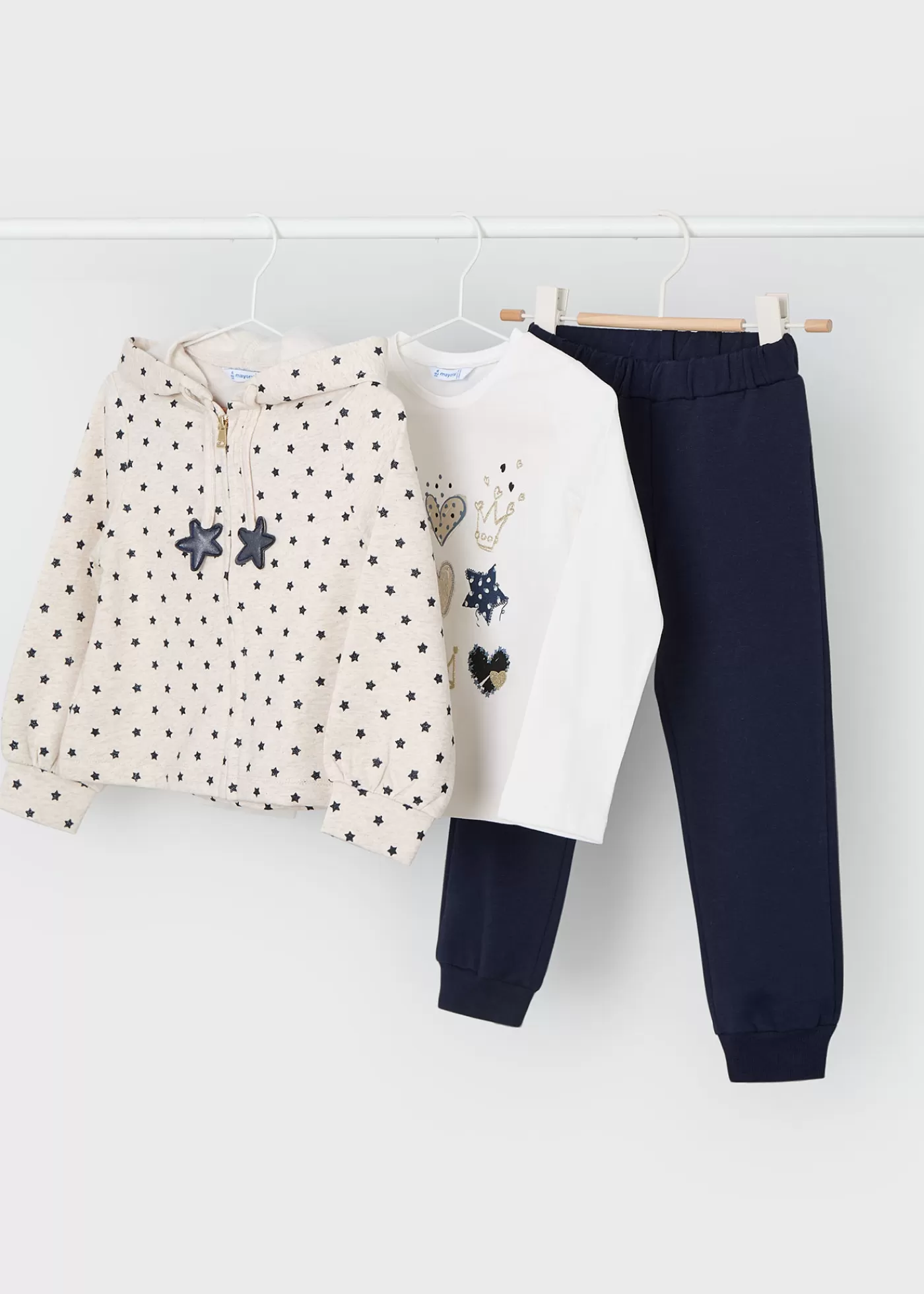 Mayoral Girl 3 Piece Star Tracksuit 0 Cheap