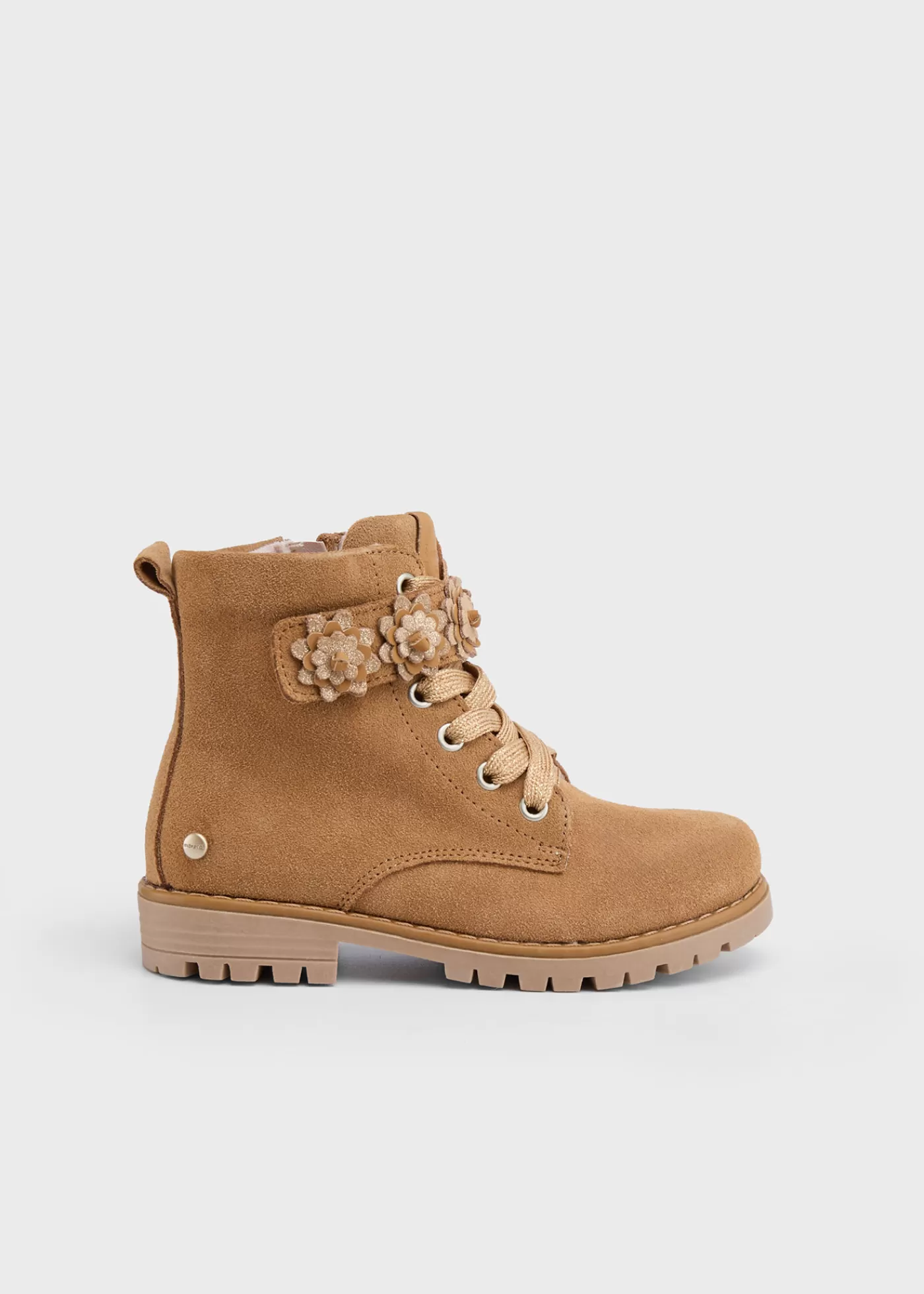 Mayoral Girl Biker Boots Camel Flash Sale