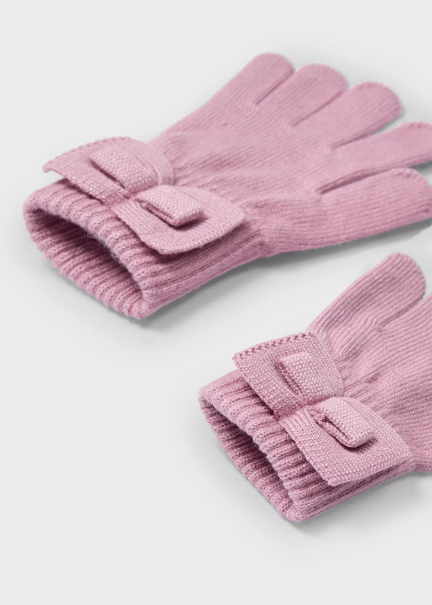 Mayoral Girl Bow Gloves Rosy Hot