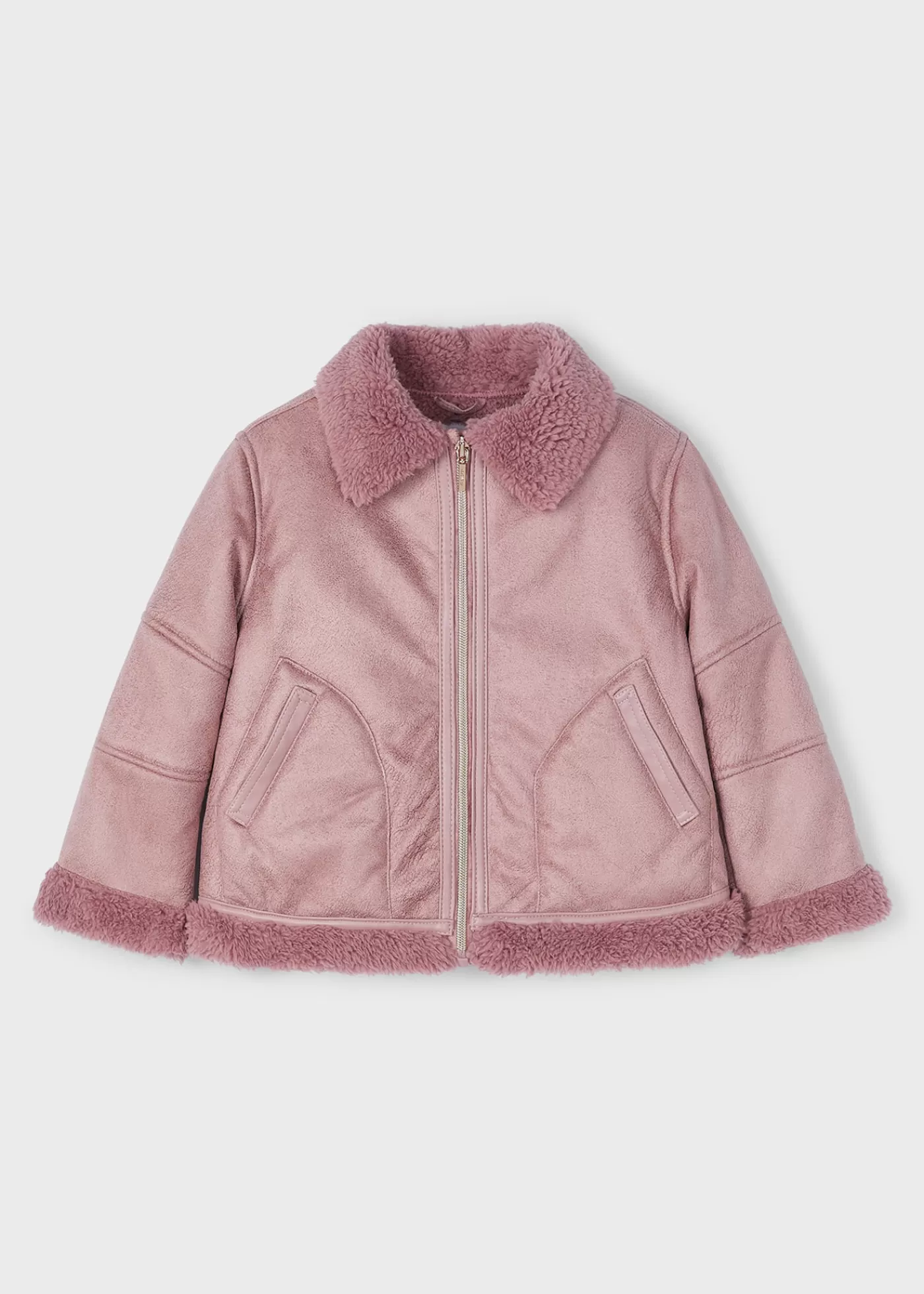 Mayoral Girl Double Faced Jacket Rosy Clearance