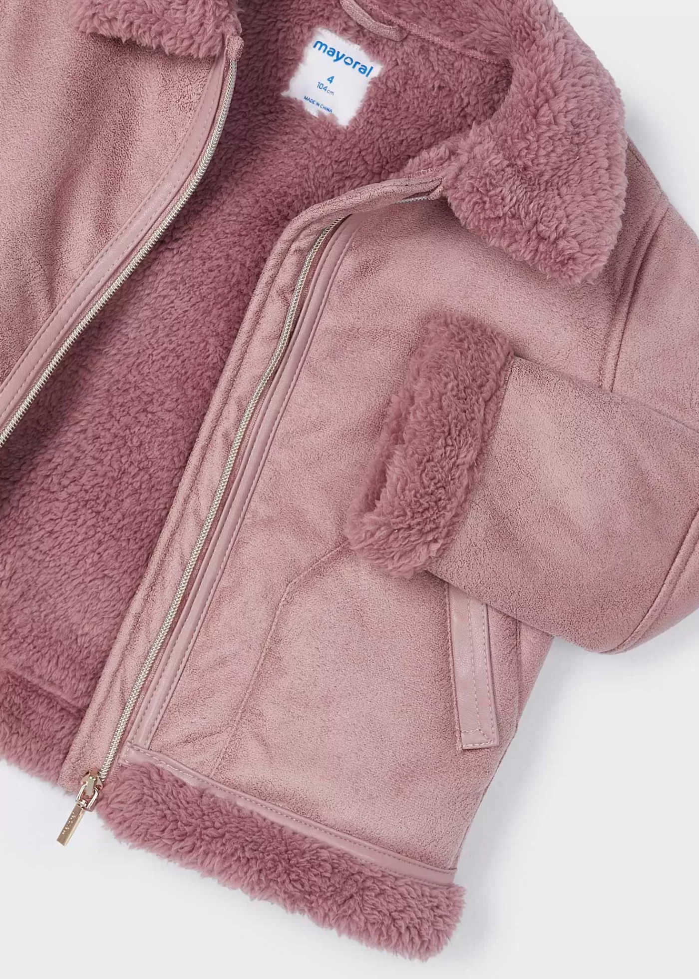 Mayoral Girl Double Faced Jacket Rosy Clearance