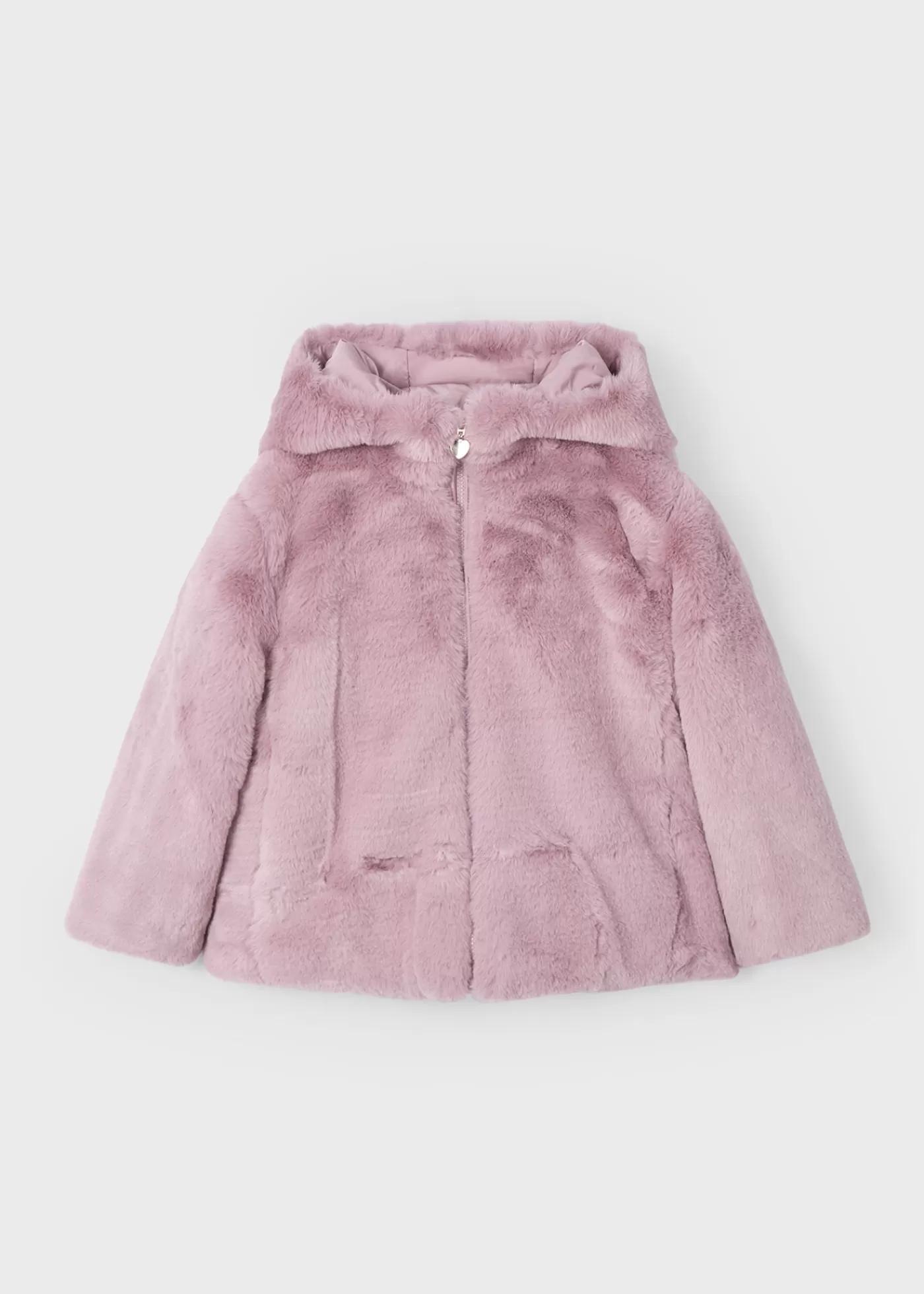 Mayoral Girl Faux Fur Coat Rosy Online