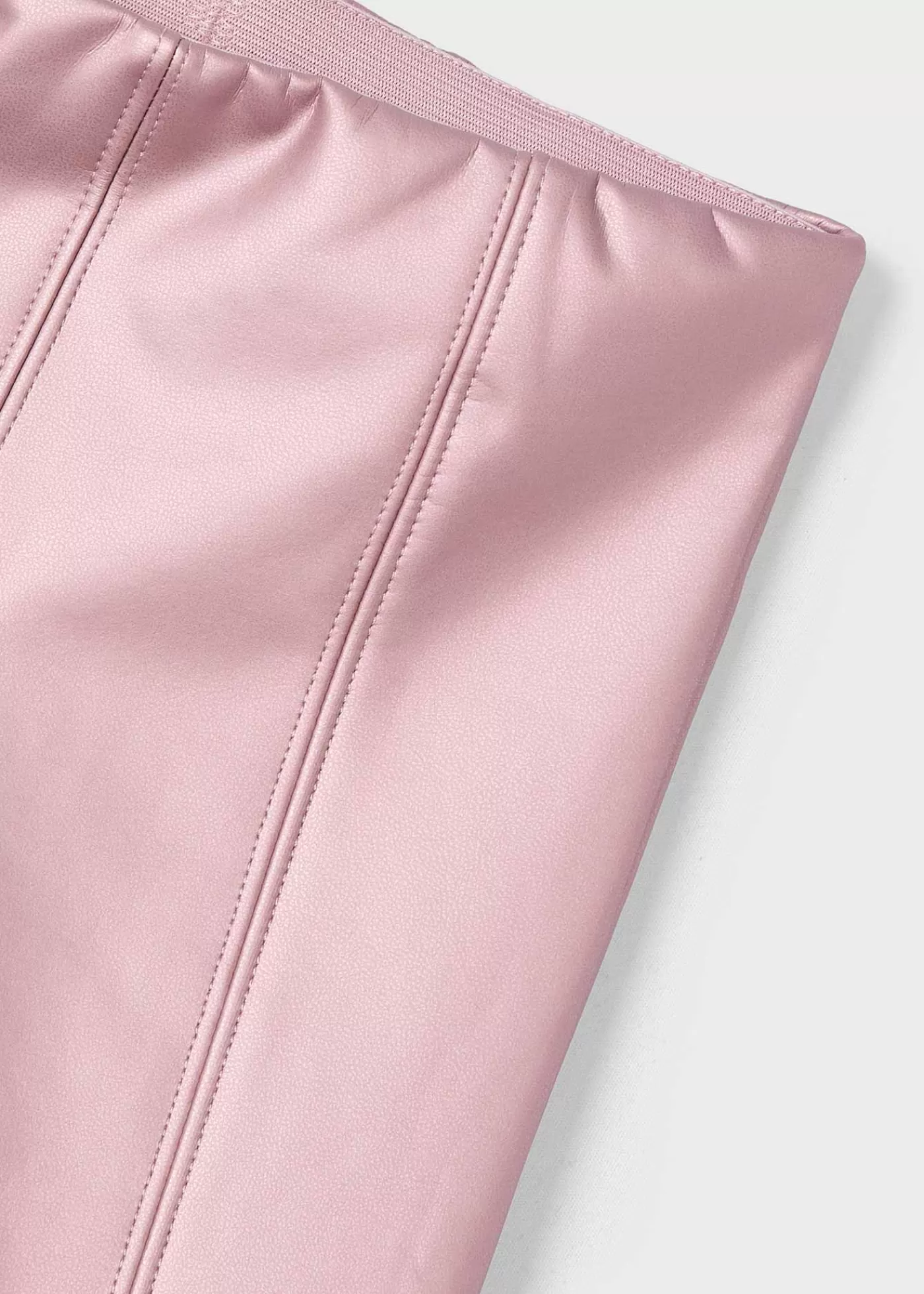 Mayoral Girl Faux Leather Leggings Nude Cheap